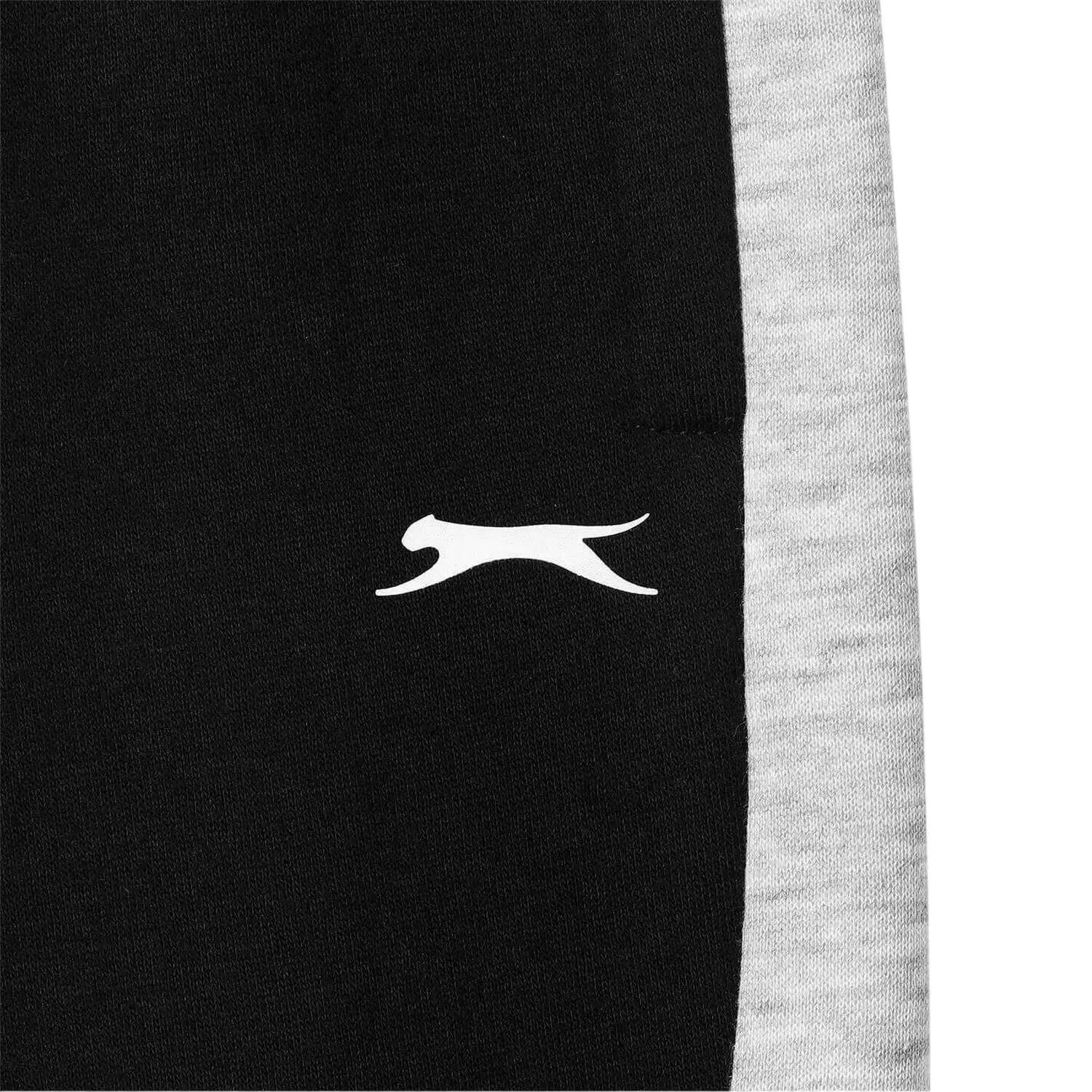 Trainingsanzug für , Fleece Kinder Schwarz/Grau 2/5