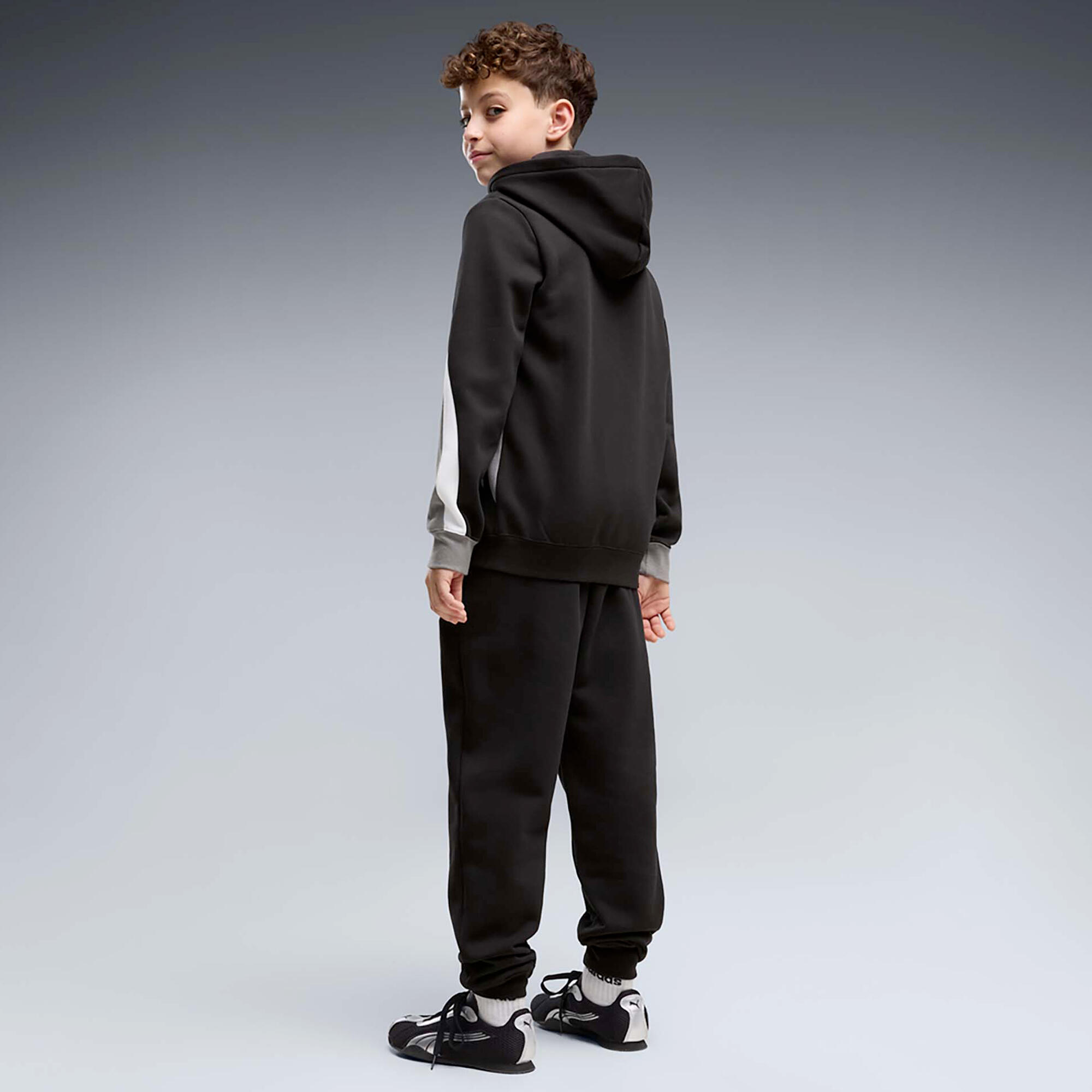 Puma Ess Block Full-Zip Sweat Suit B Fato De Treino Criança 3/4