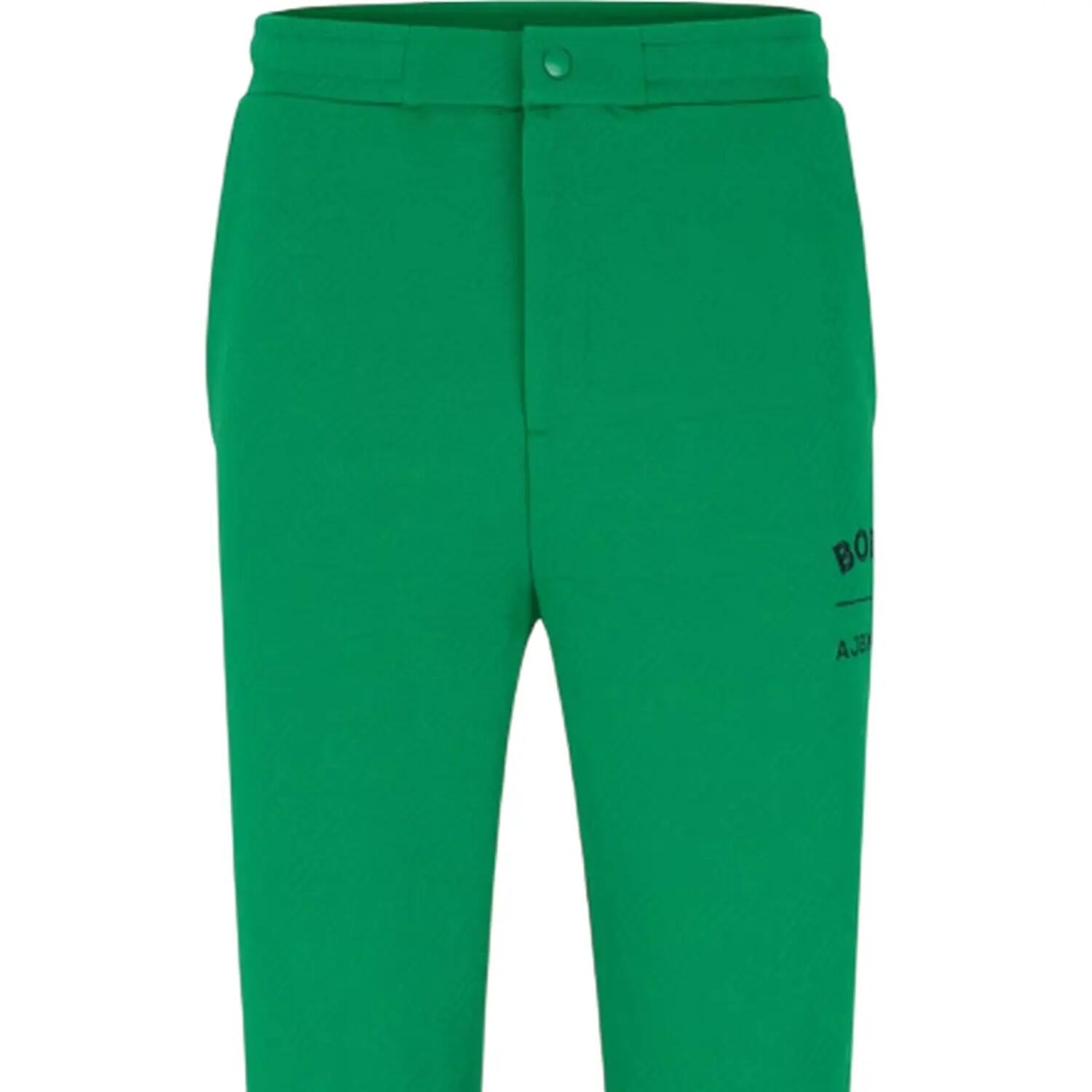 Pantaloni Da Jogging Aderente Uomo Boss Hover Verde 2/4