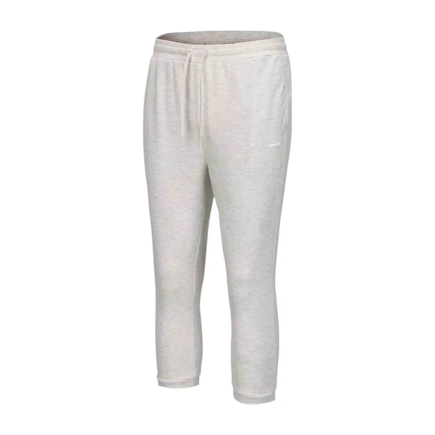Womens/Ladies Interlock Logo Jogging Bottoms (Grey Marl) 3/3