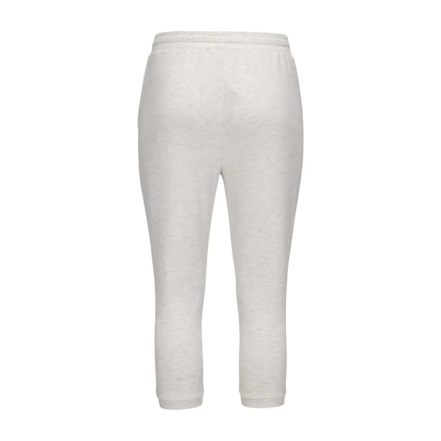Womens/Ladies Interlock Logo Jogging Bottoms (Grey Marl) 2/3