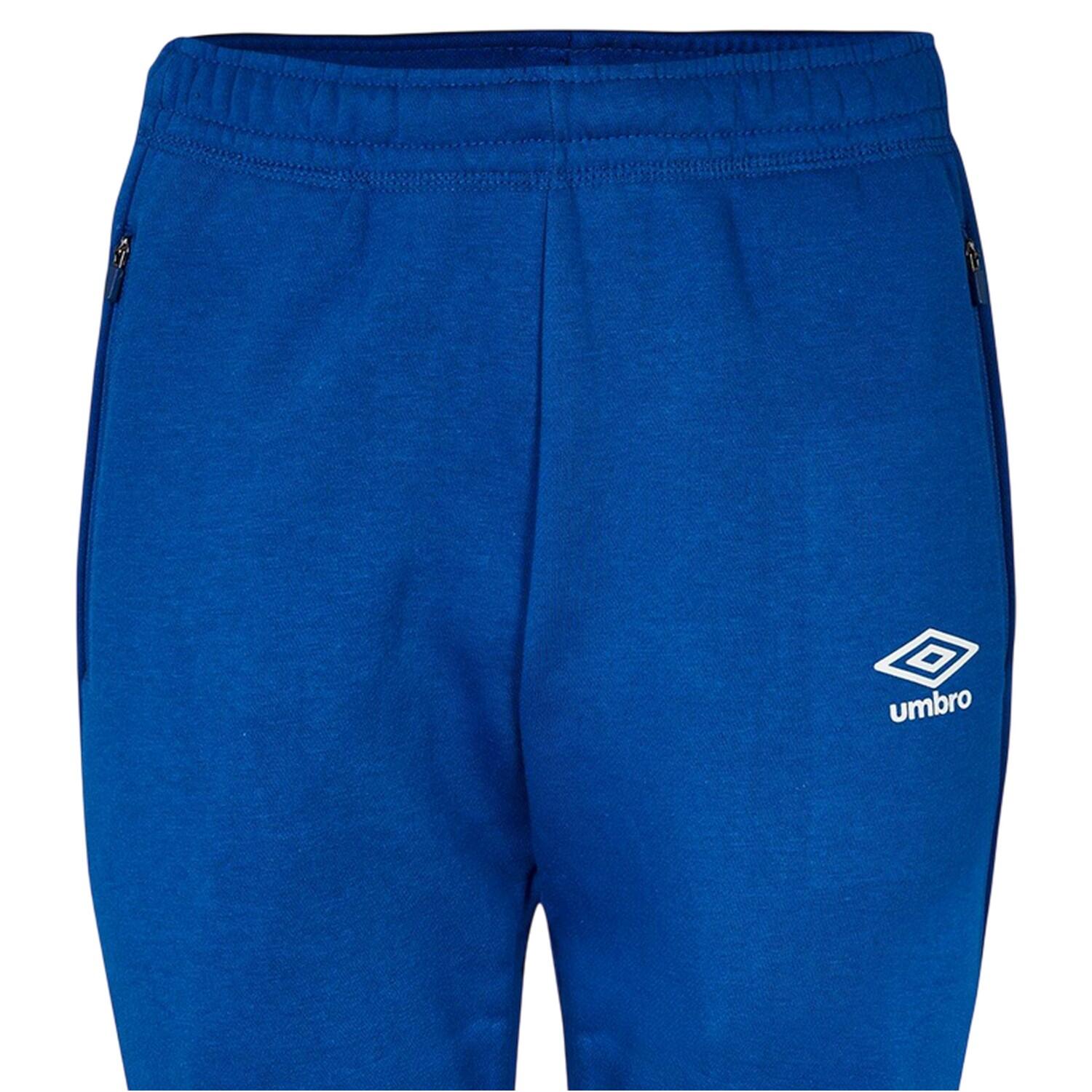 Pantaloni Da Jogging Misto Cotone Casual Donna Umbro Club Leisure Blu Reale 4/4
