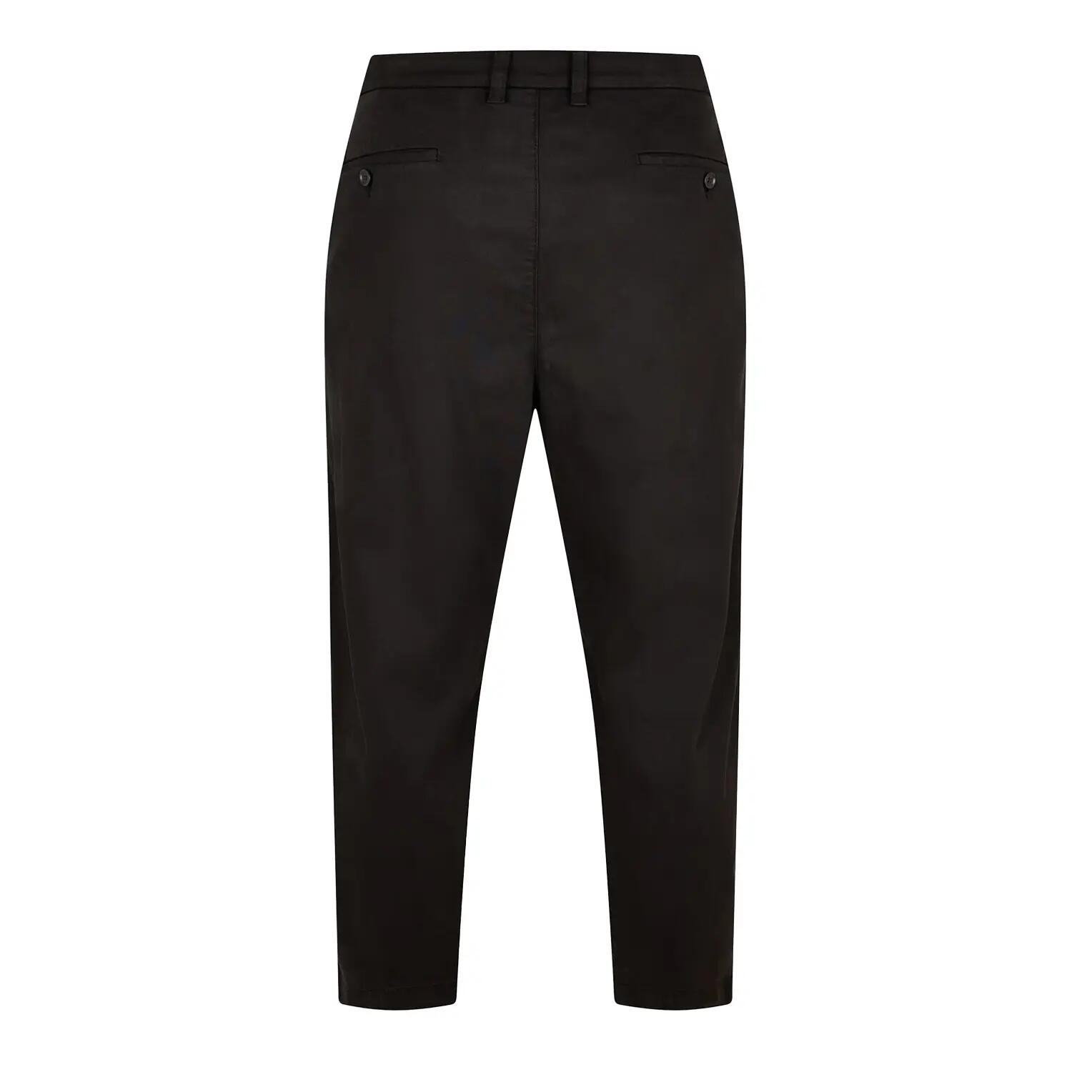 Chino Dritto Uomo Boss Nero 3/4