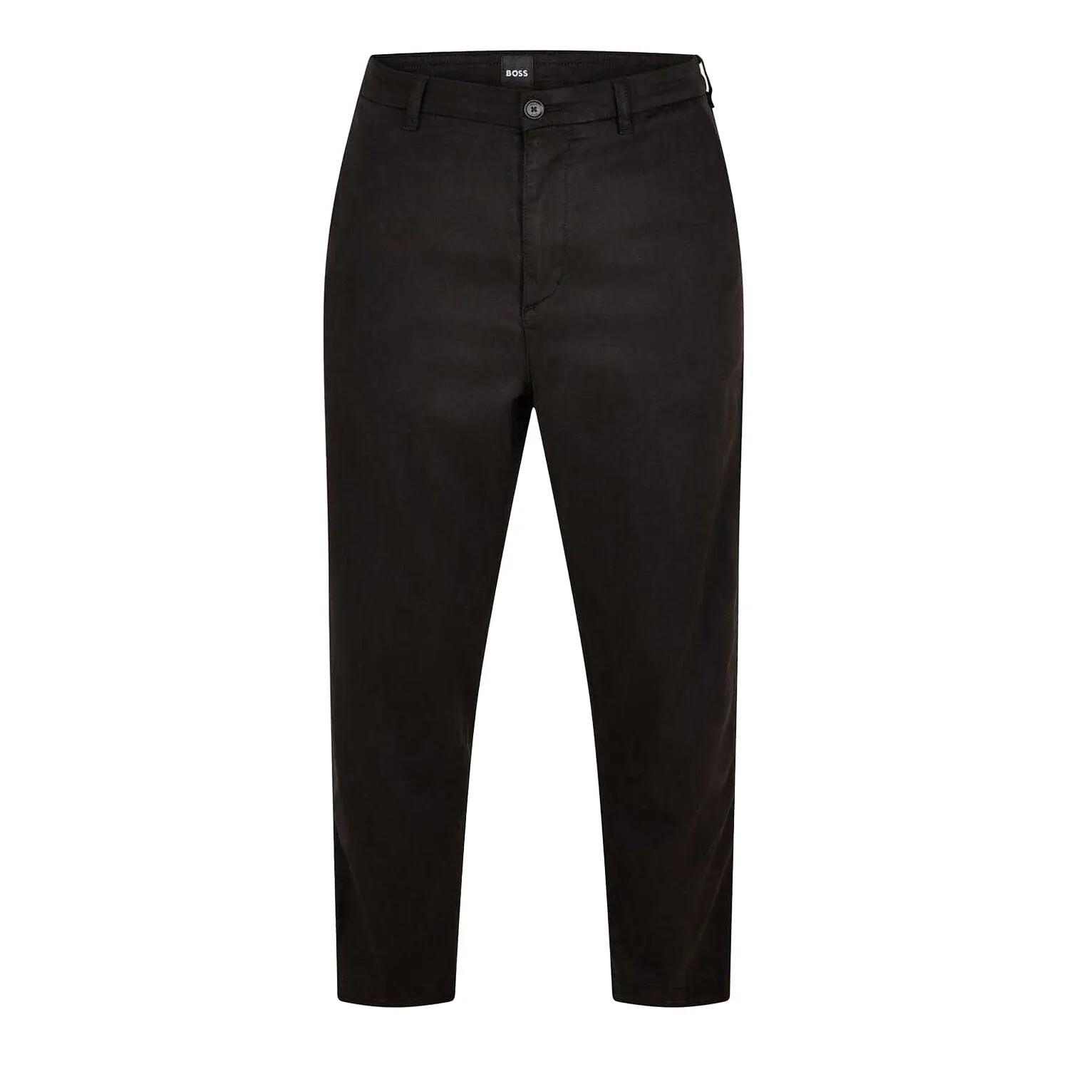 Chino Dritto Uomo Boss Nero 2/4