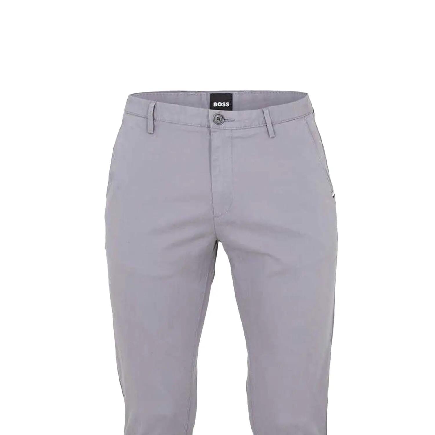 Chino Dritto Uomo Boss Rice Grigio Scuro 3/3