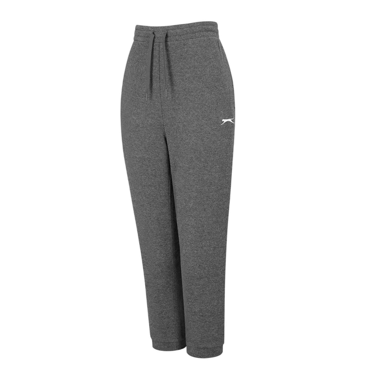 Womens/Ladies Interlock Logo Jogging Bottoms (Charcoal) 3/3