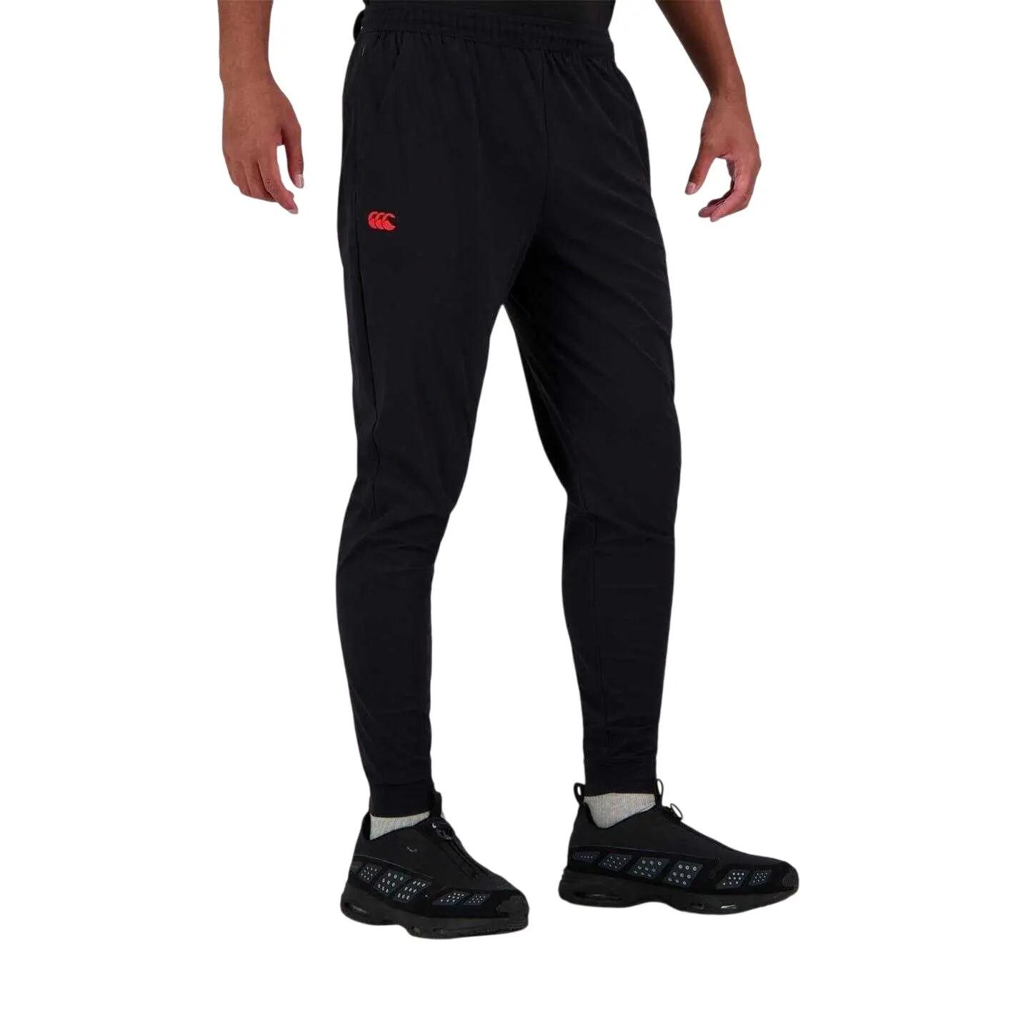 Mens Everest Tapered Tracksuit Bottoms (Black) 5/5