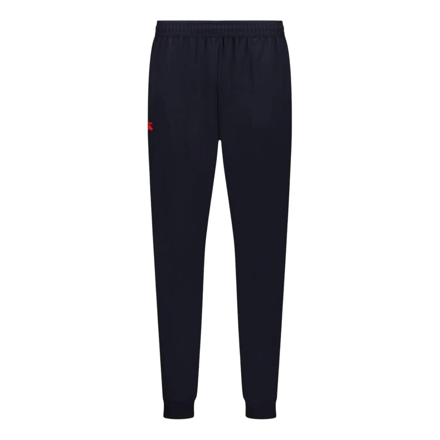 Mens Everest Tapered Tracksuit Bottoms (Black) 2/5
