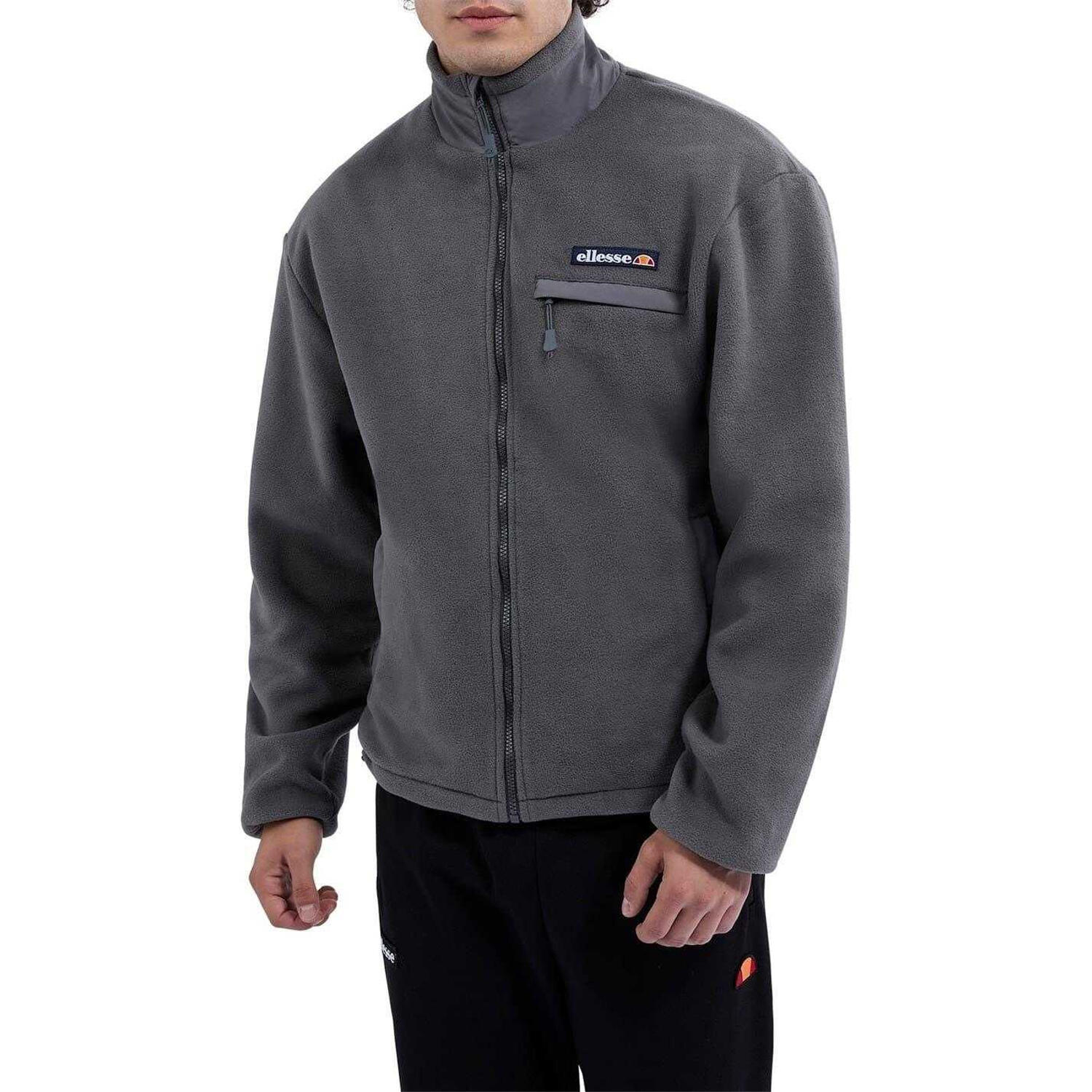 Giacca In Pile Uomo Ellesse Maseben Grigio Scuro 2/4
