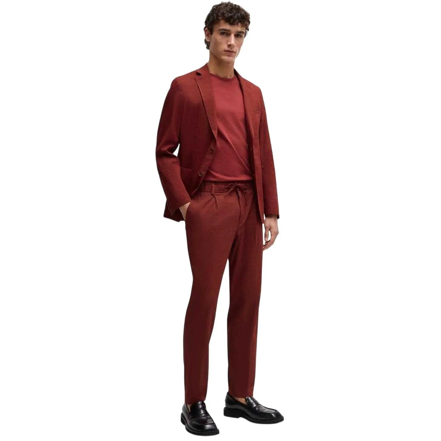 Pantalone Uomo Boss Perin Marrone 5/5