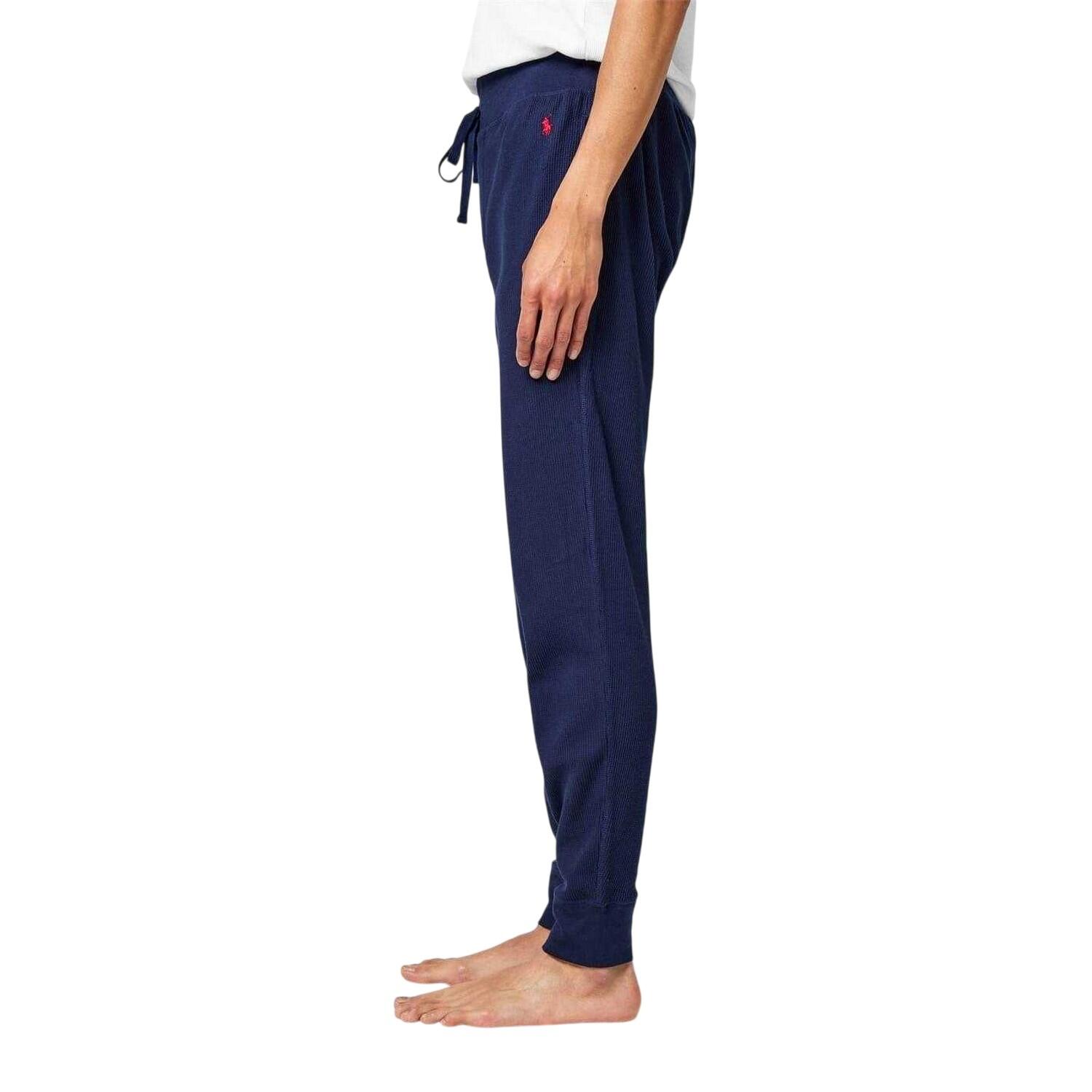 Pantaloni Da Jogging Cialda Uomo Ralph Lauren Blu Navy 4/4