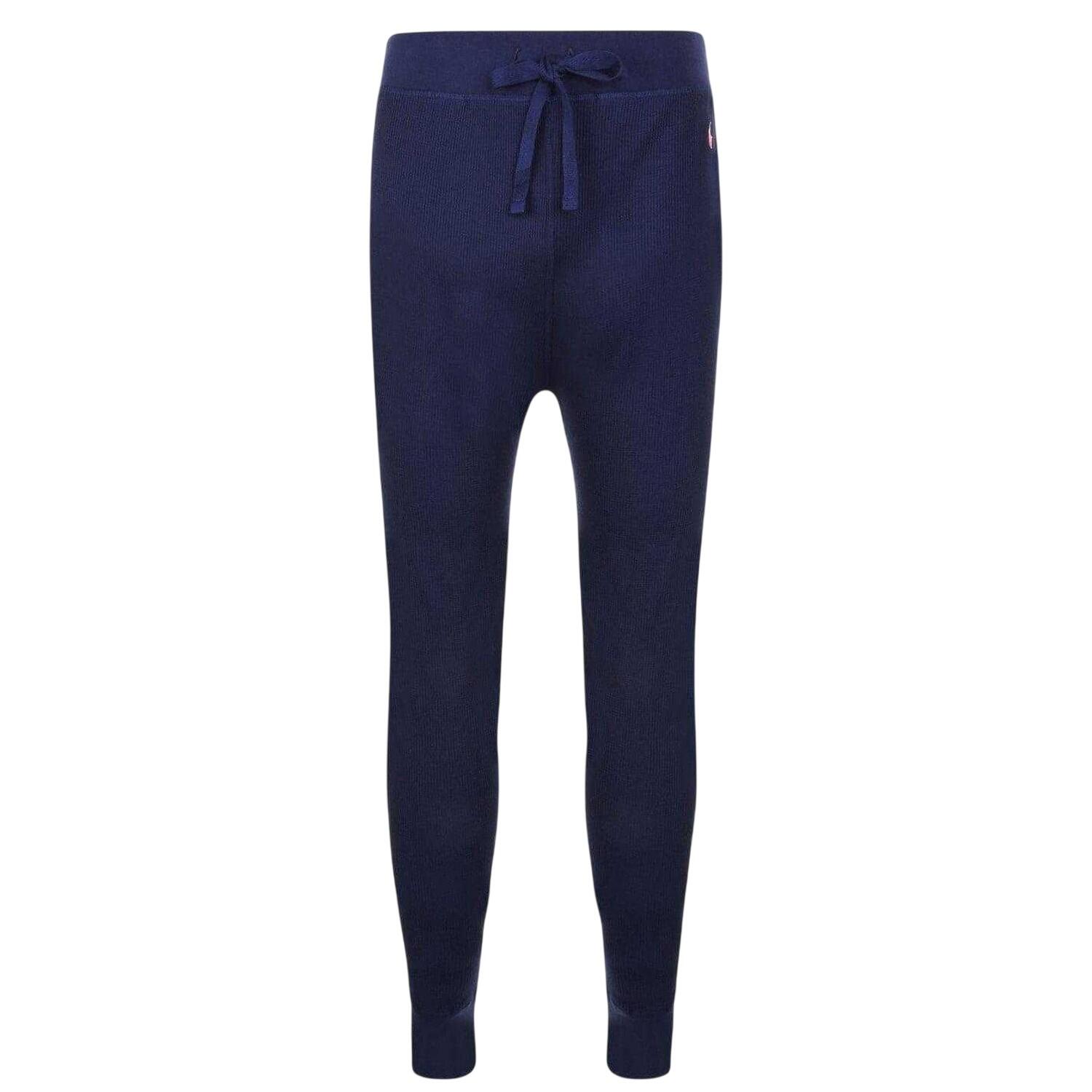 Pantaloni Da Jogging Cialda Uomo Ralph Lauren Blu Navy 2/4