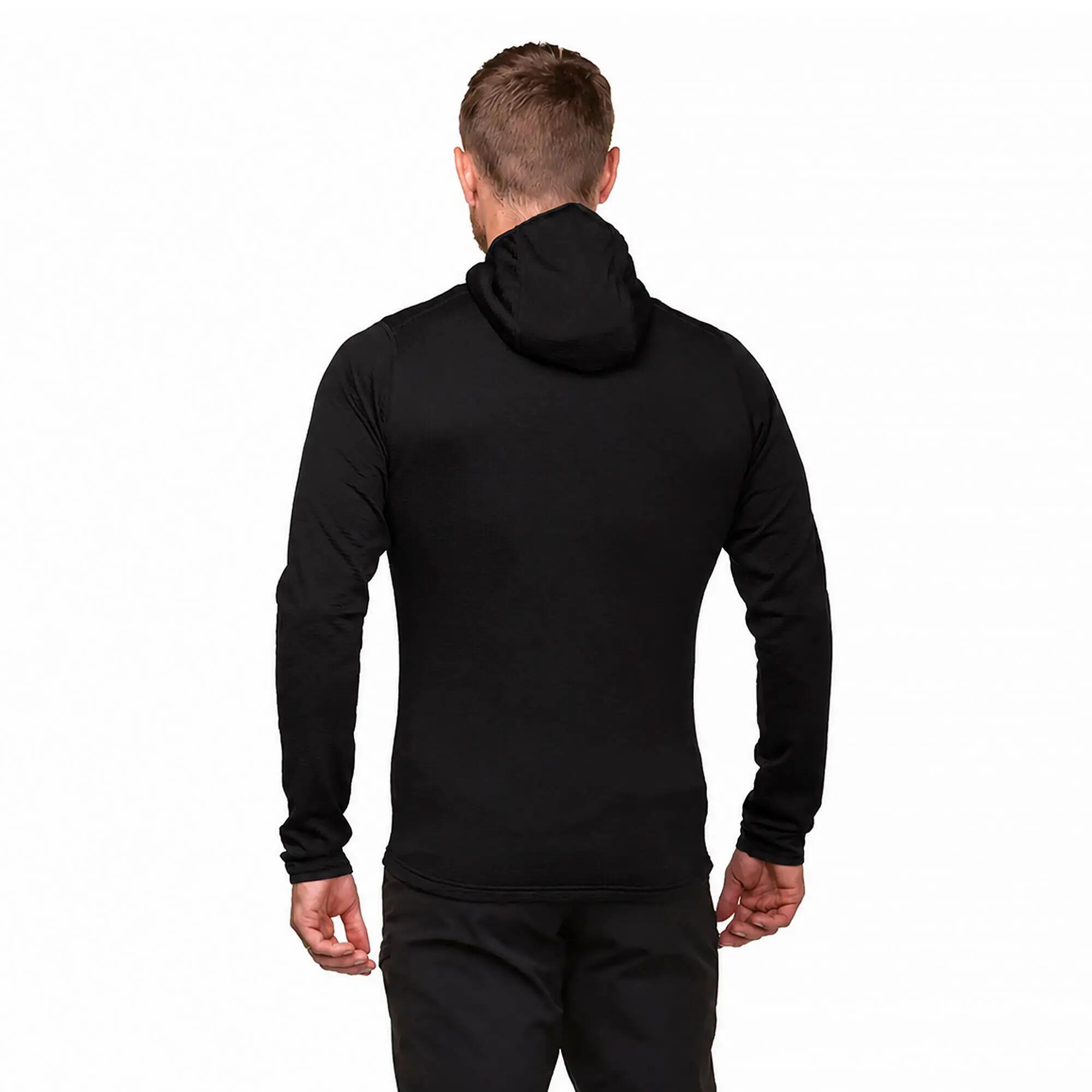 Sprayway - Sweat polaire randonnée homme zippé à capuche passe-pouces 5/5