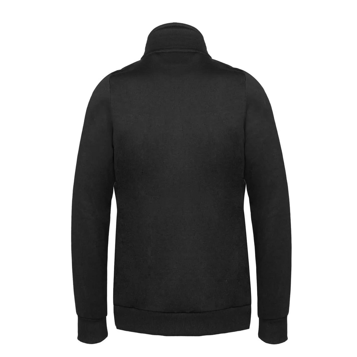 Jacke für , Durchgehender Reißverschluss Damen Schwarz 2/3