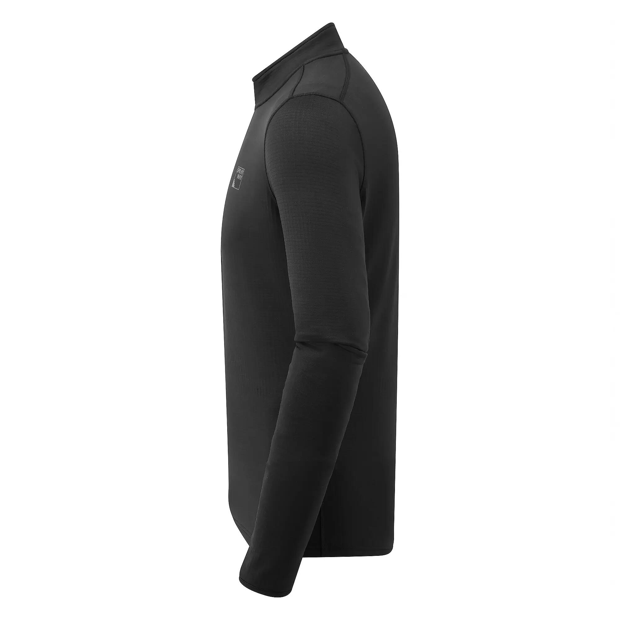 Sprayway - Pile Trekking Uomo Mezza Zip Manica Lunga con Passapollice 3/5