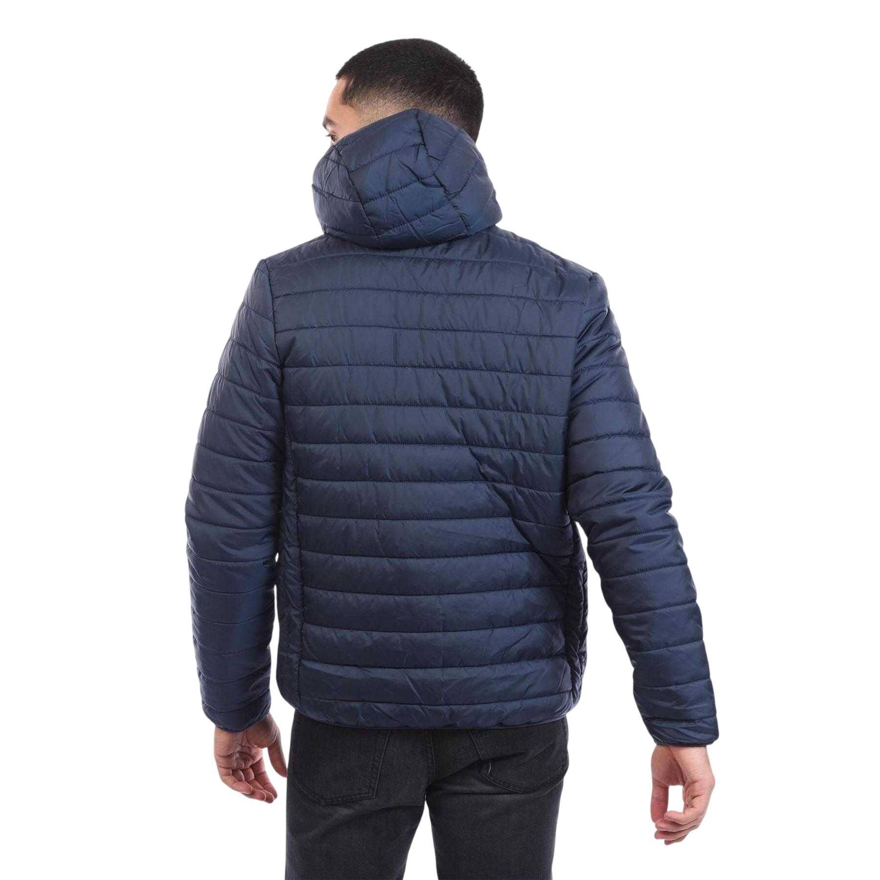 Mens Revuelto Quilted Puffer Jacket (Navy) 2/4