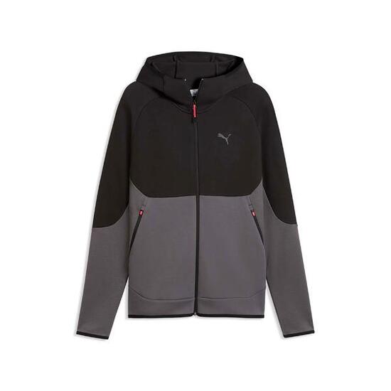 Sweat À Capuche Zippé Puma Pumatech Slim Elevated Full-Zip Hoodie Dk Adulte