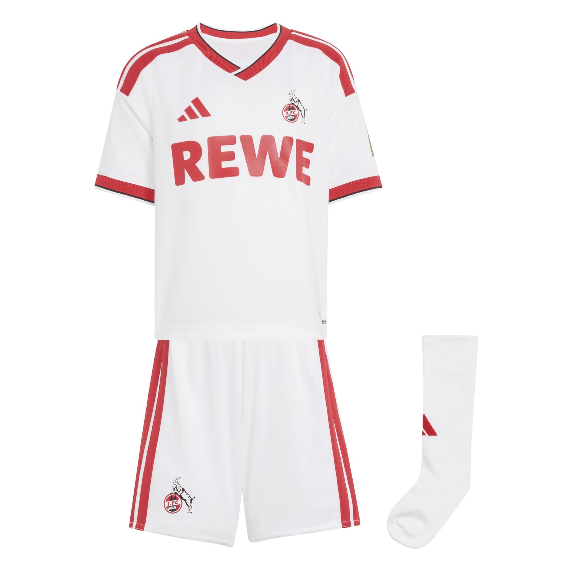 adidas Kinder 1. FC Köln Home Mini Kit 2026/27 1/8