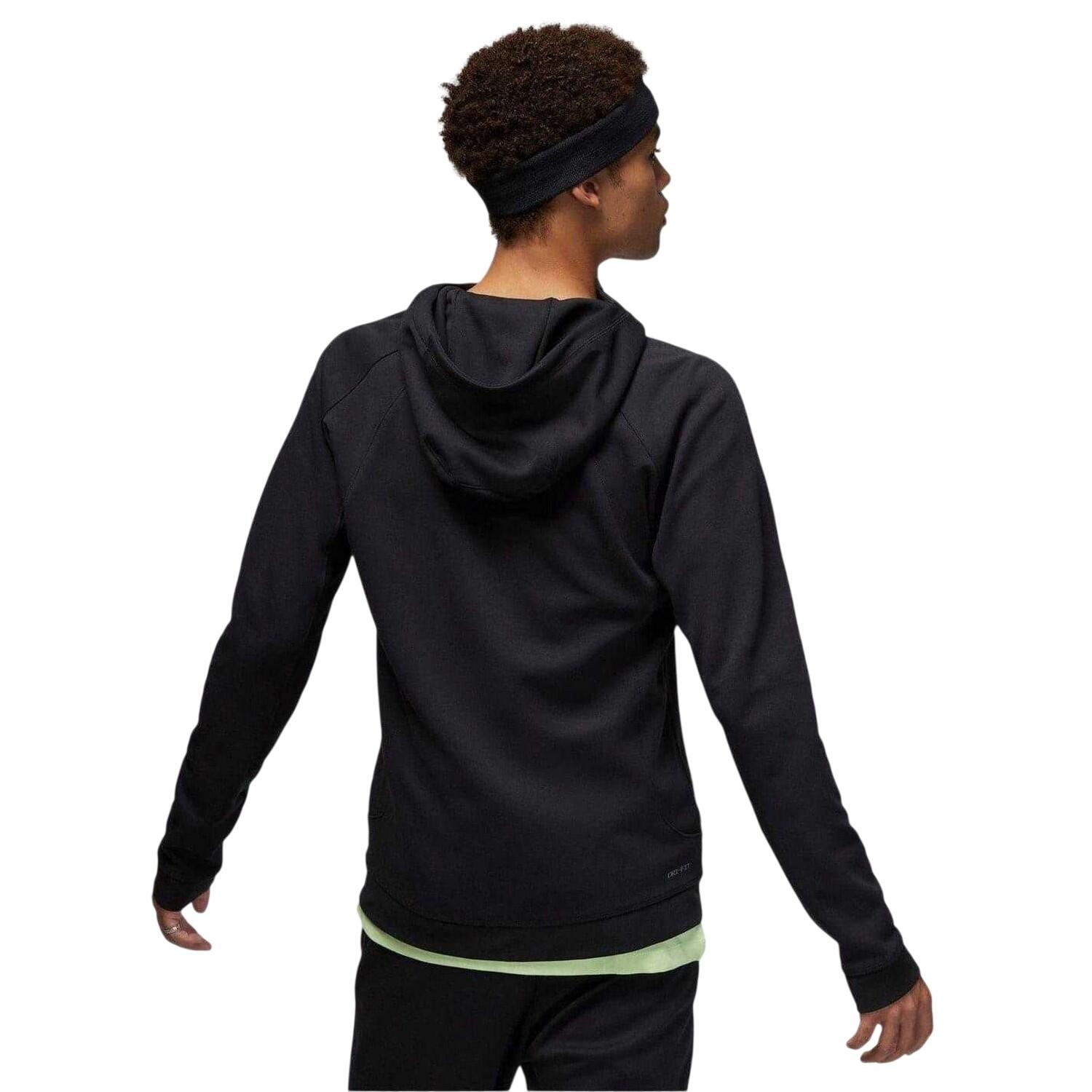Felpa Con Cappuccio E Zip Intera DriFIT Uomo Nike Air Jordan Nero 2/2