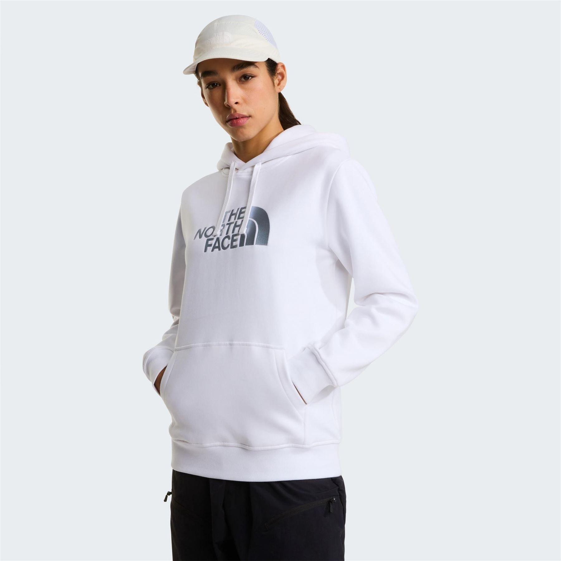 "Drew Peak" Kapuzenpullover für Damen Weiß/Schneeweiß 3/4