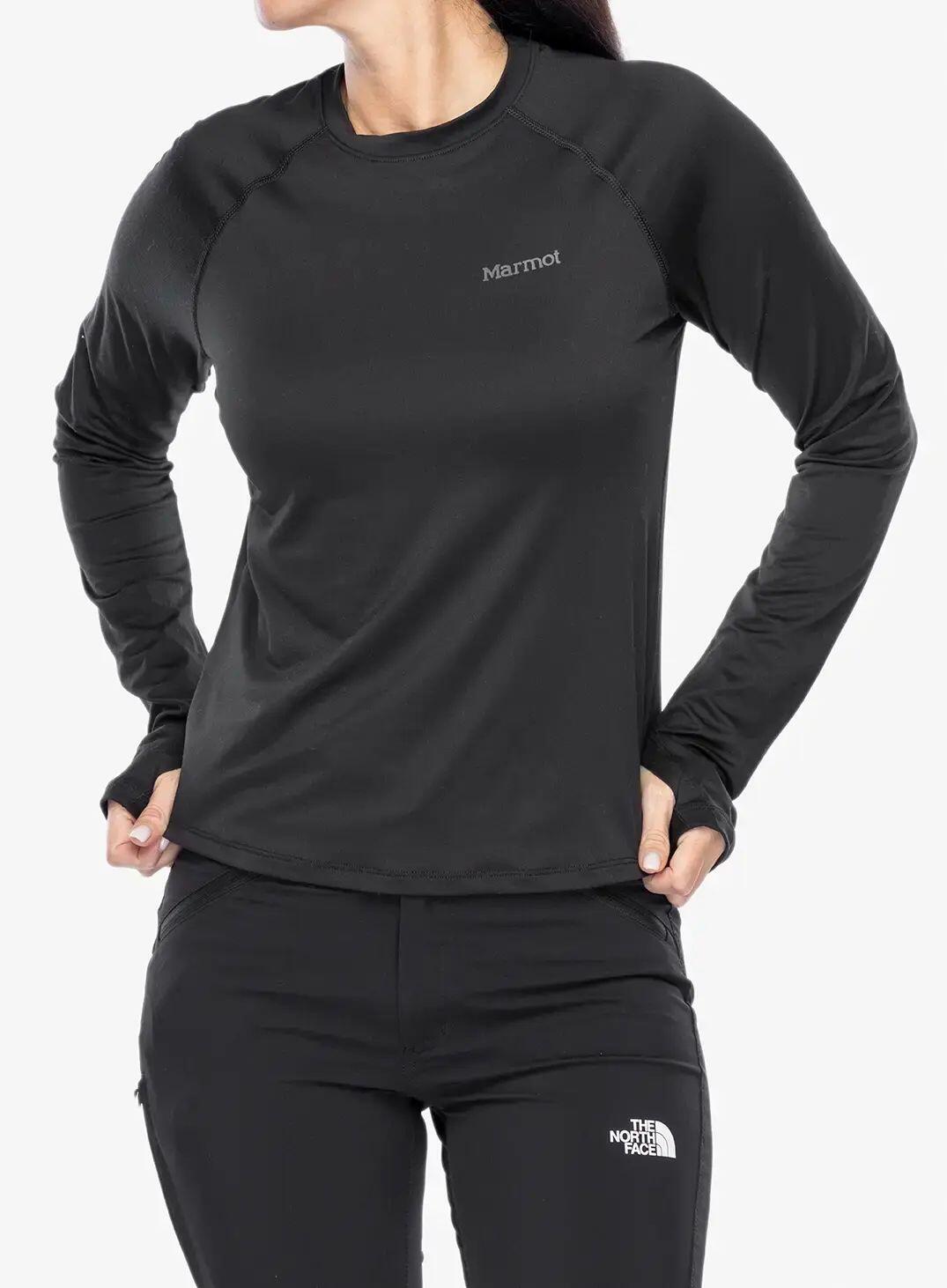 Bluza damska bez kaptura Marmot Windridge LS 3/6