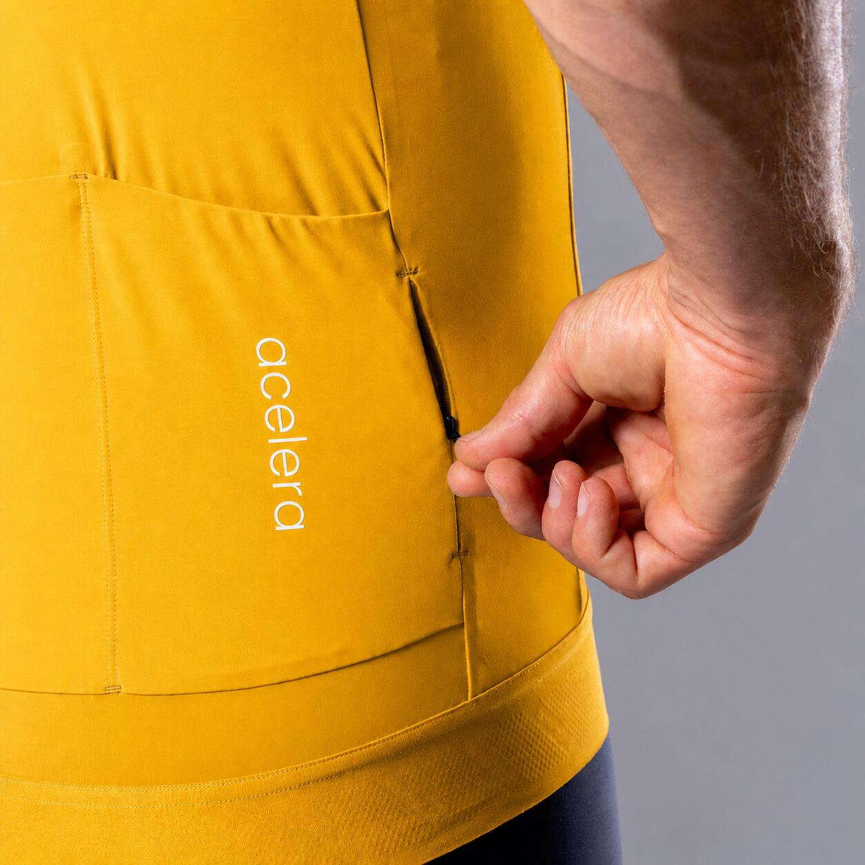 Intermediate Herren Radtrikot Kurzarm Fahrradtrikot 4/5