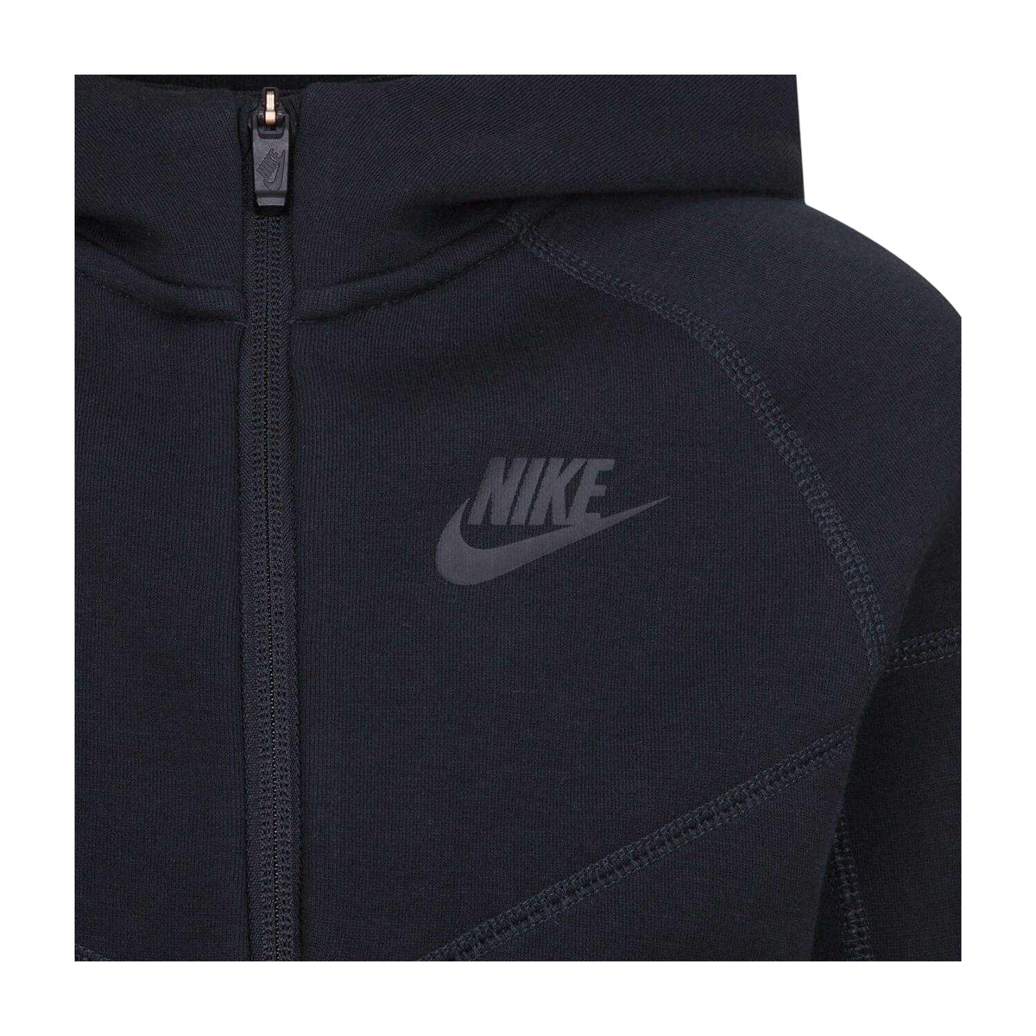 Chándal Diseño Tech de Polar para Niños/Niñas Negro 5/6