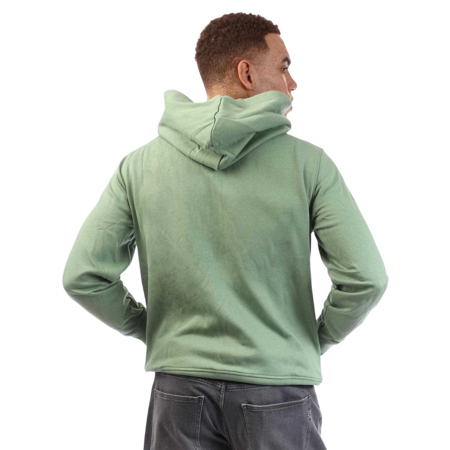 Felpa Con Cappuccio E Zip Intera Cotone Uomo Gant Verde 3/3