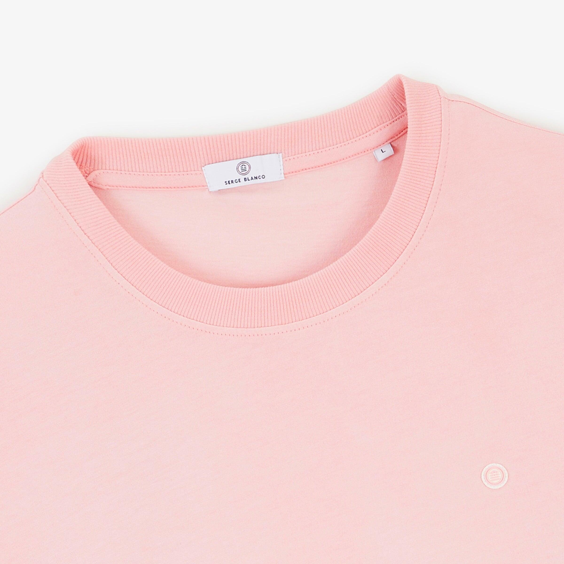 Camiseta de manga curta com gola redonda Théo 3/4