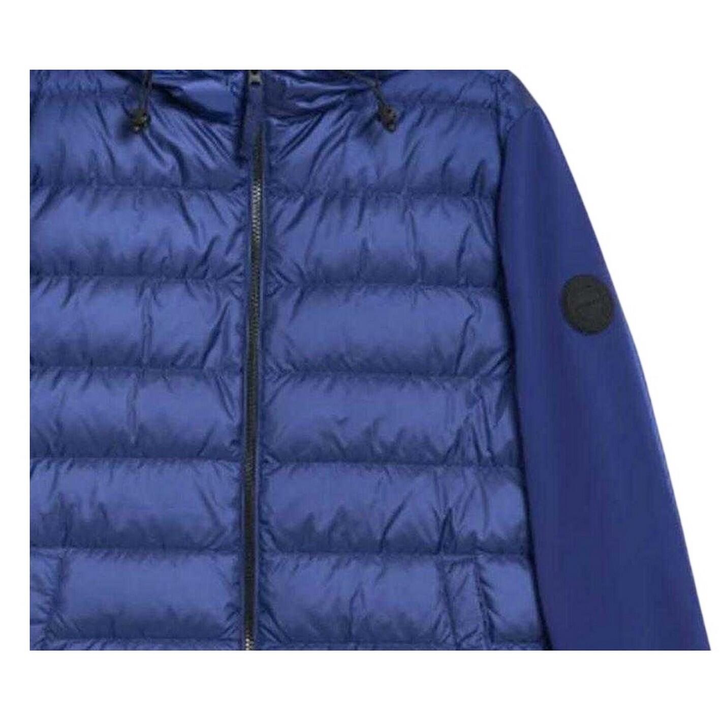 Mens Padded Regular Soft Shell Jacket (Navy) 2/3