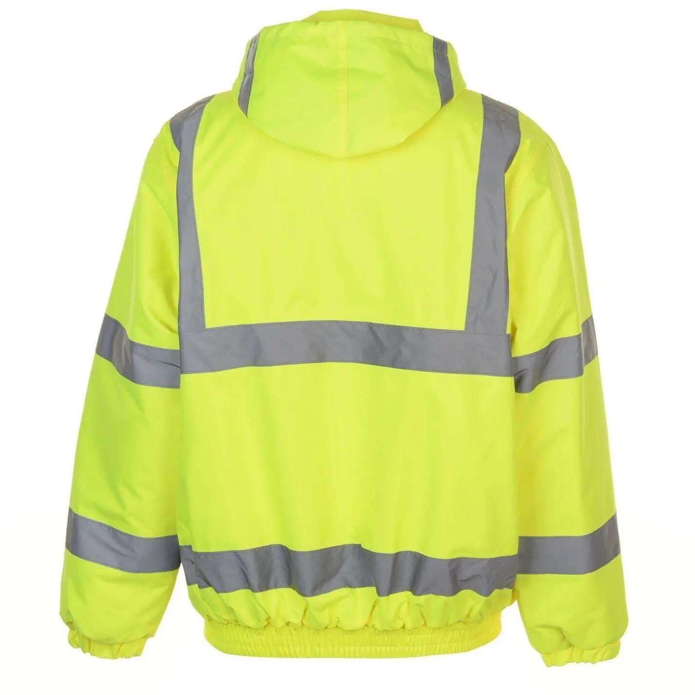 Bomberjacke für Herren, Sicherheit Damen und Herren Gelb 2/3