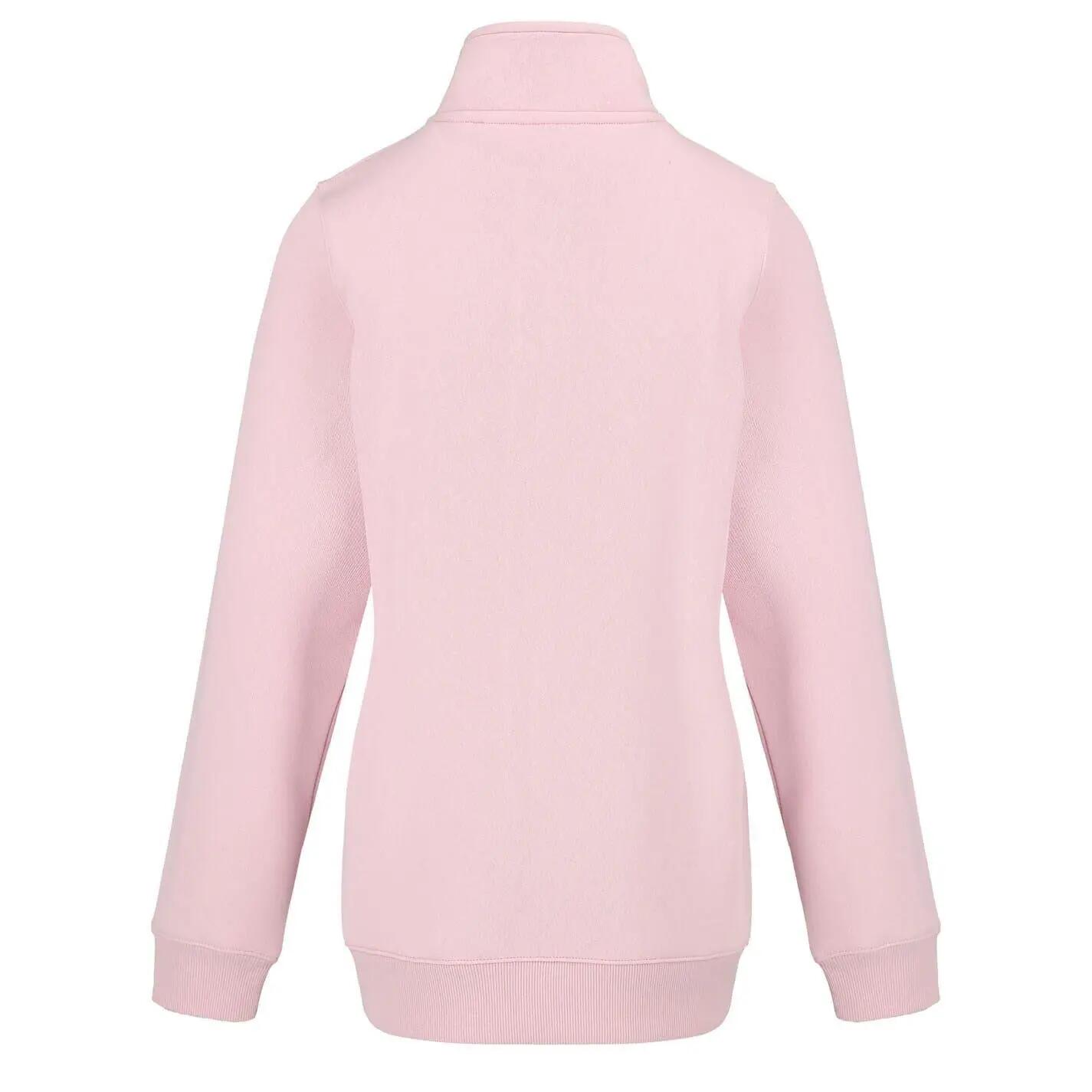 Womens/Ladies Logo Full Zip Jacket (Baby Pink) 2/3