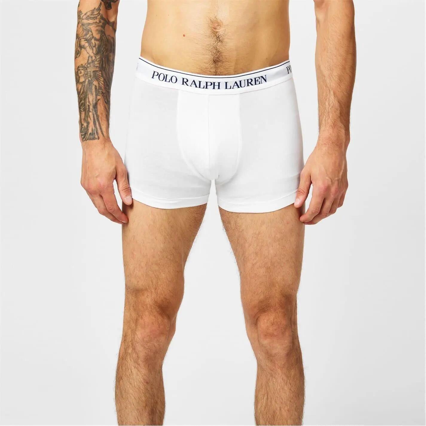 Mens Boxer Shorts (Pack of 3) (White/Red/Blue) 3/5