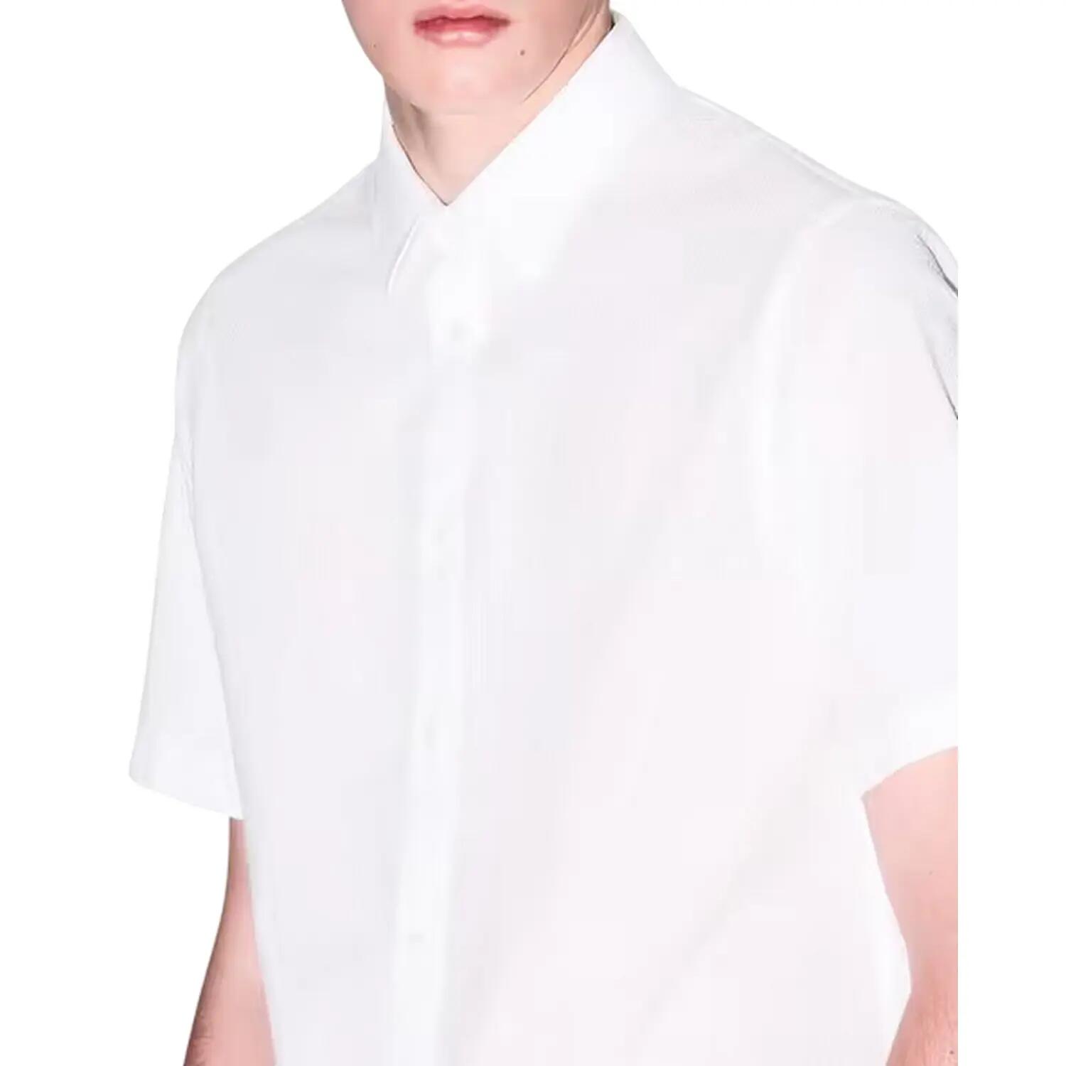 Mens Point Collar Regular Shirt (Off White) 4/4