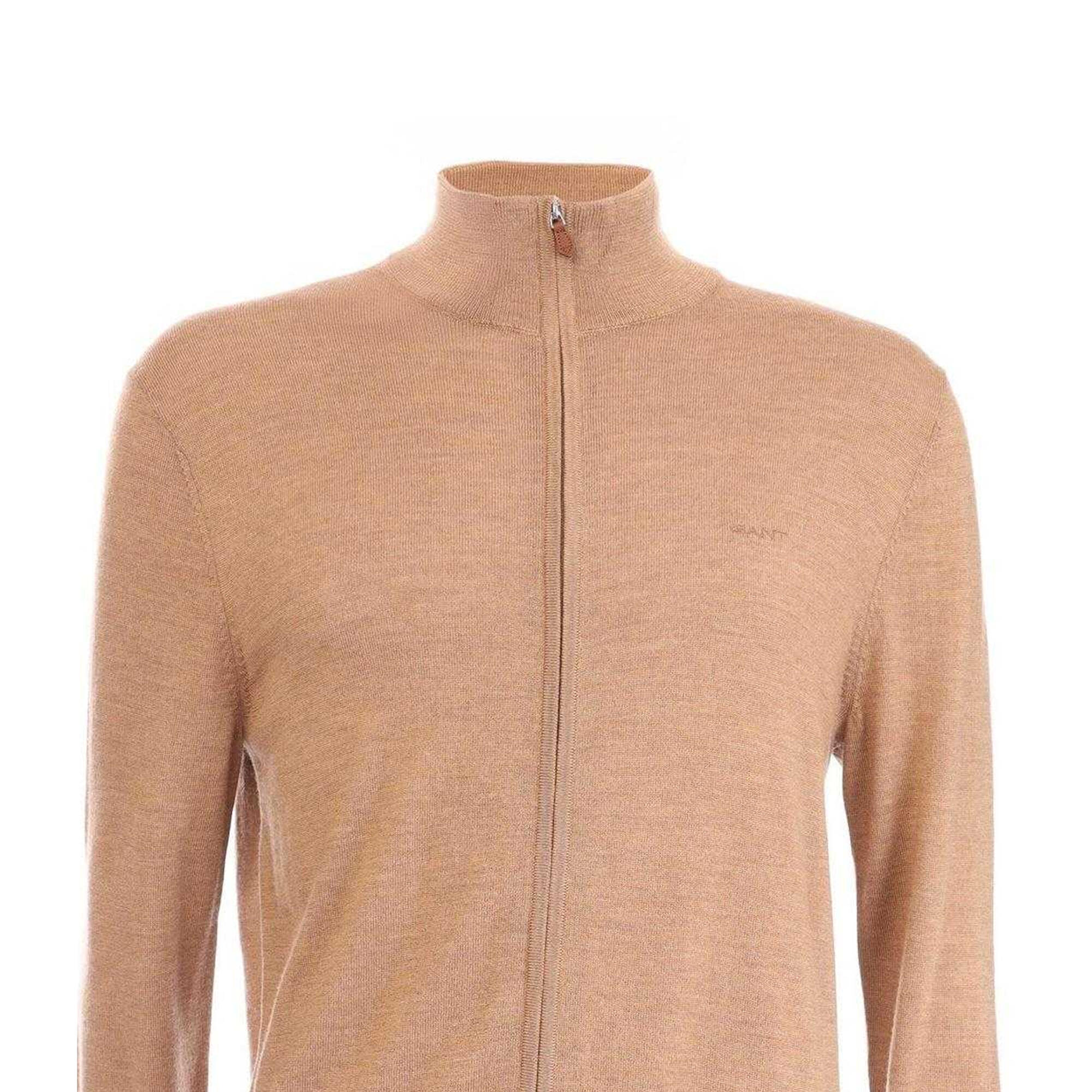 Strickjacke für , Merinowolle Herren Sand 3/3