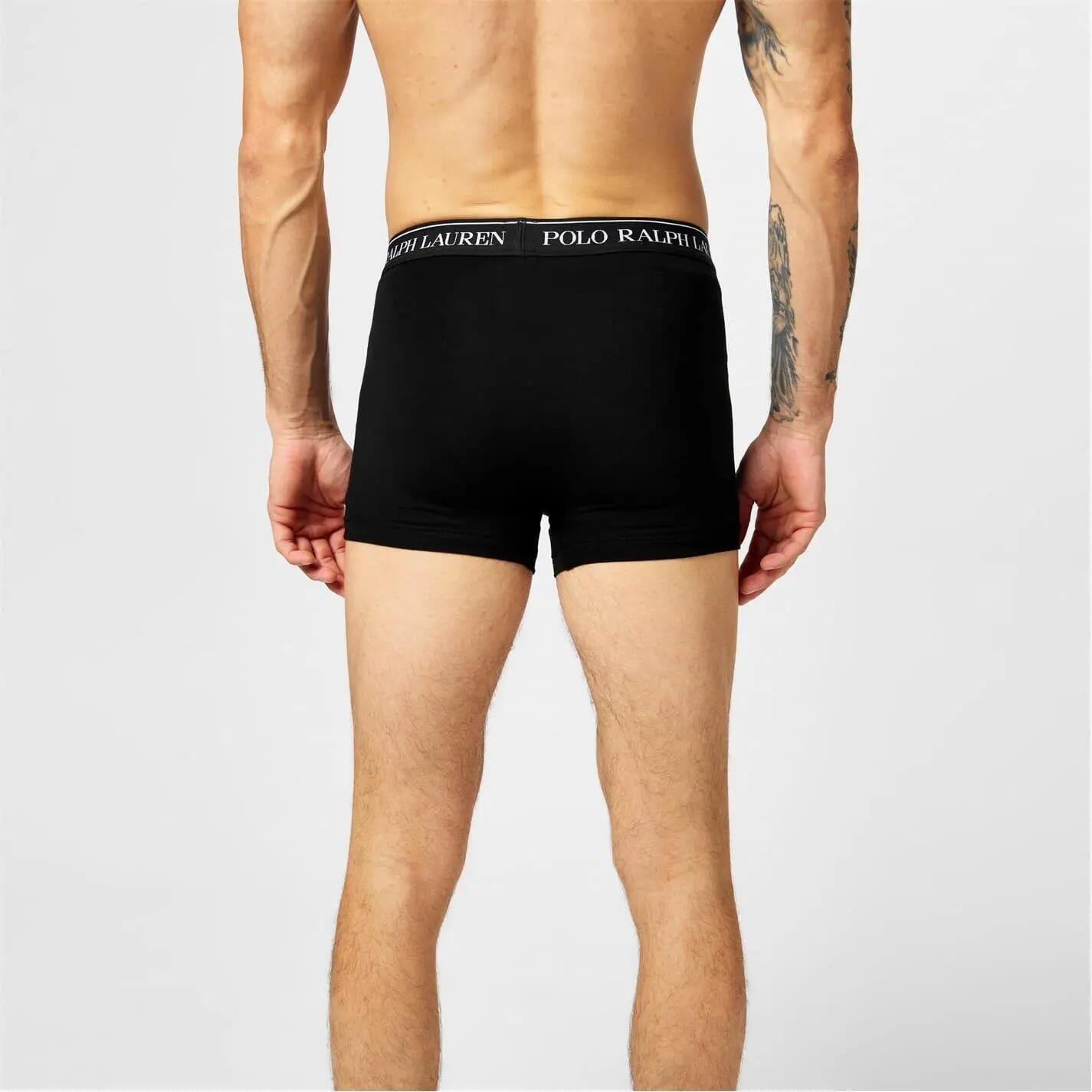Boxershorts für (3erPack) Herren Schwarz 3/4