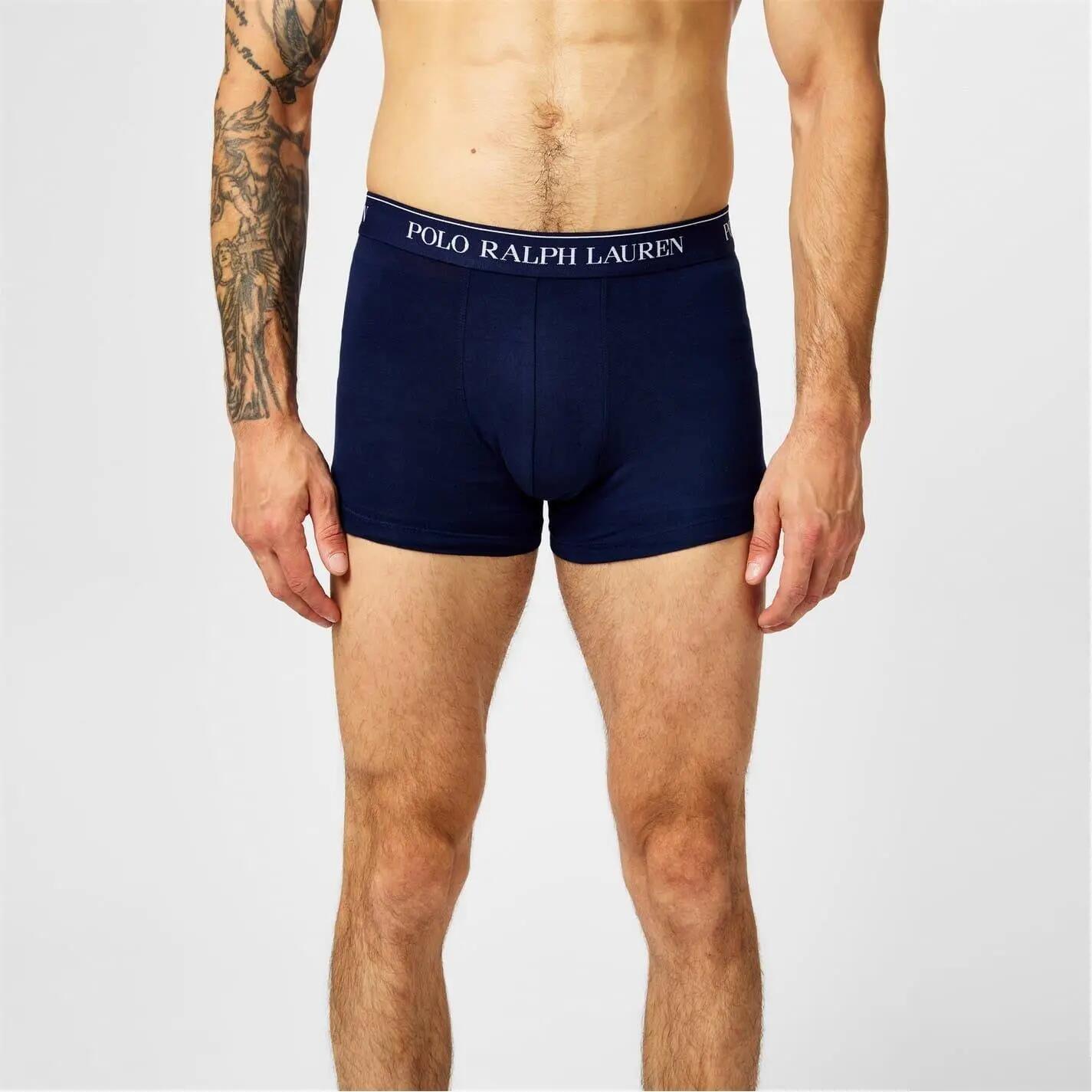 Mens Boxer Shorts (Pack of 3) (White/Red/Blue) 2/5