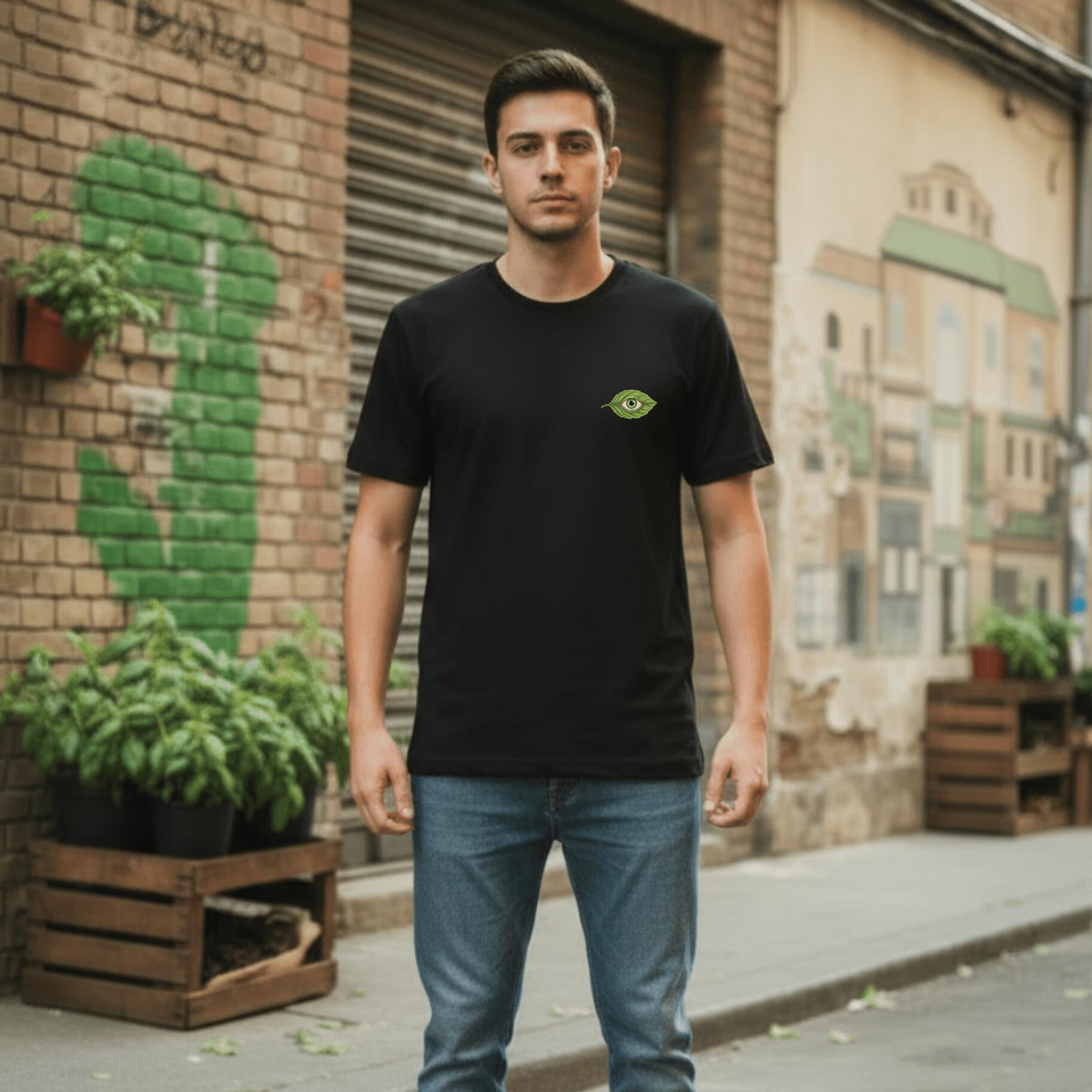 Koszulka z serii Trust Sushi-Czarna-Streetwear 5/8