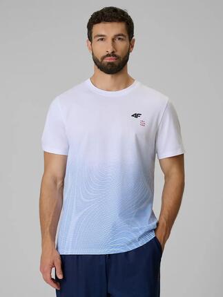 T-shirt bawełniany męski 4F 4FRSS26TTSHM4040