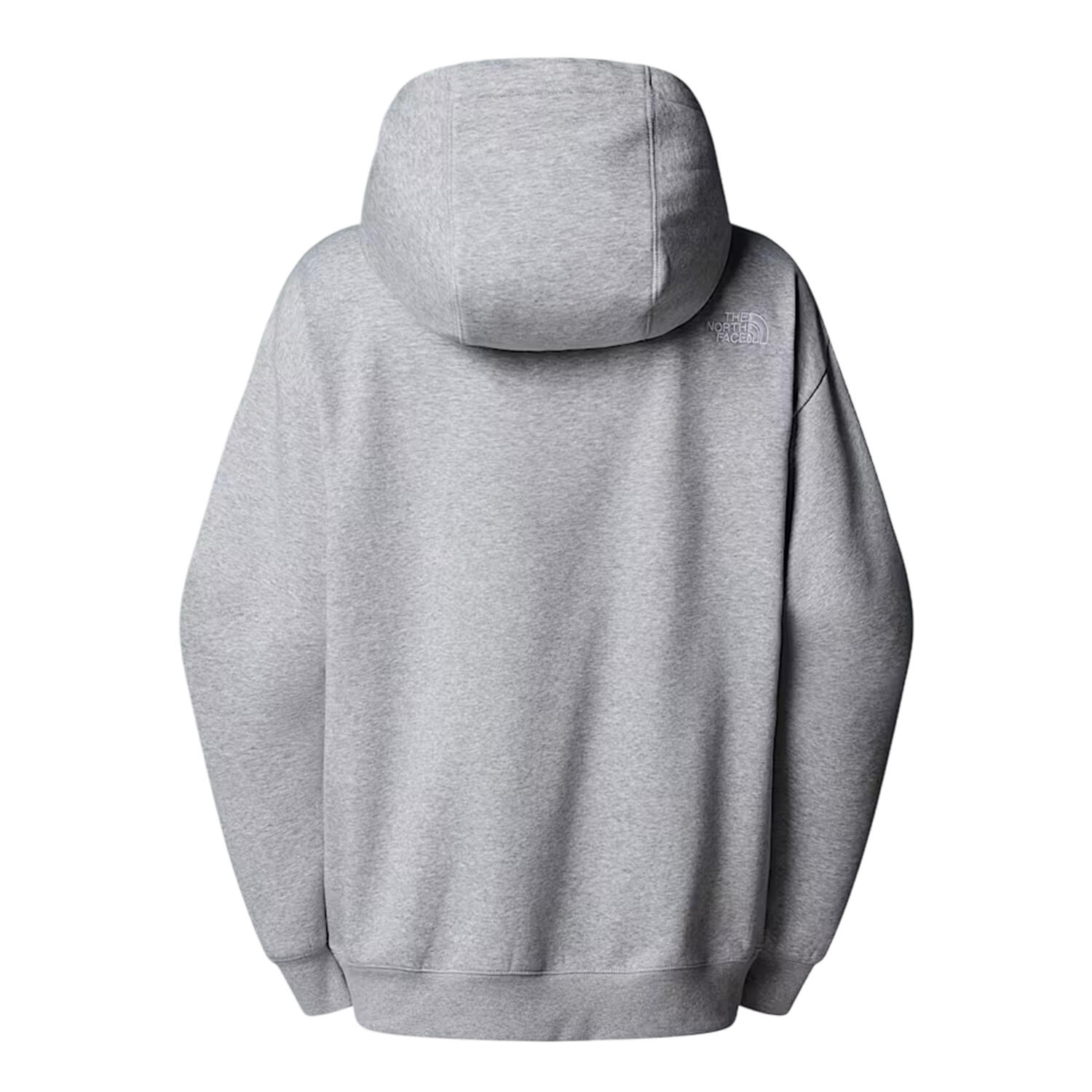 "Essential" Kapuzenpullover für Damen Unisex, Übergroß Herren Hellgrau meliert 3/3