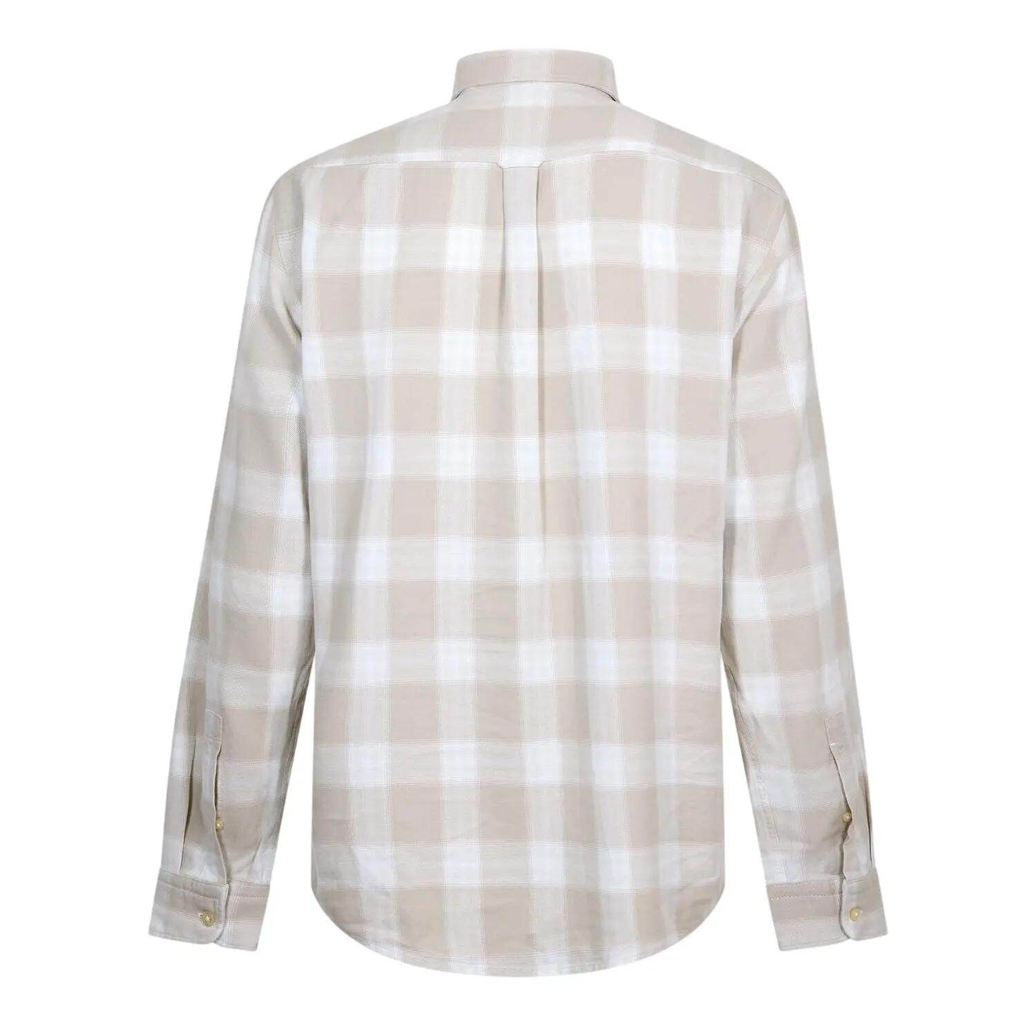 Camicia Uomo Boss Rickert Beige Chiaro 3/4