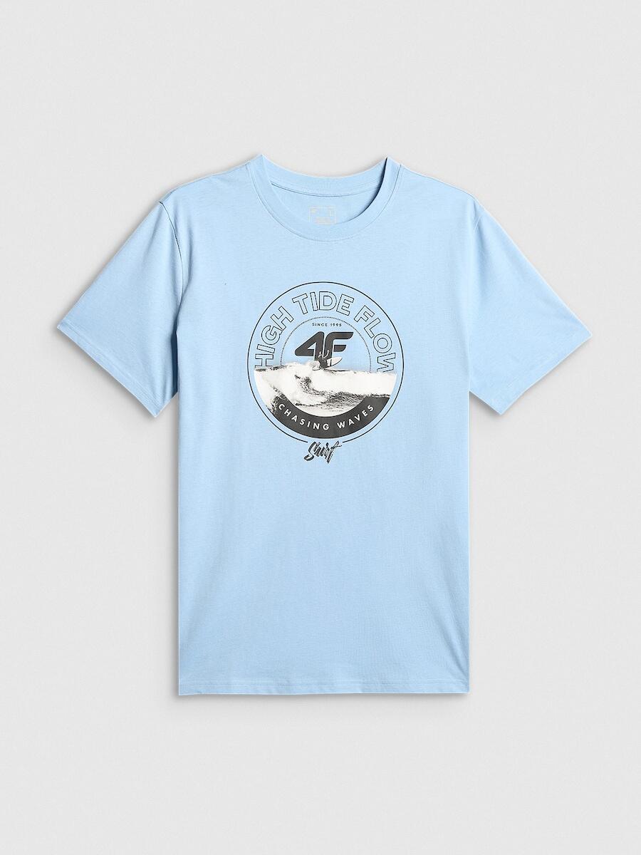 T-shirt bawełniany męski 4F 4FRSS26TTSHM4298 6/7