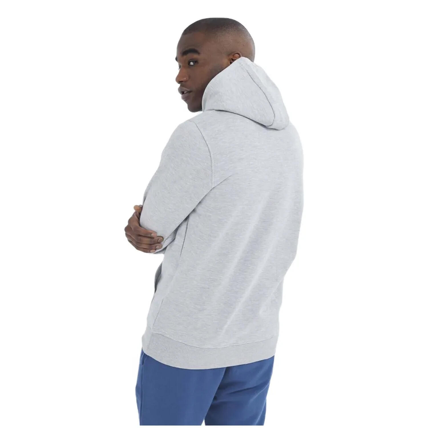 Felpa Con Cappuccio Logo Uomo Ellesse Grigio Di Marna 3/4