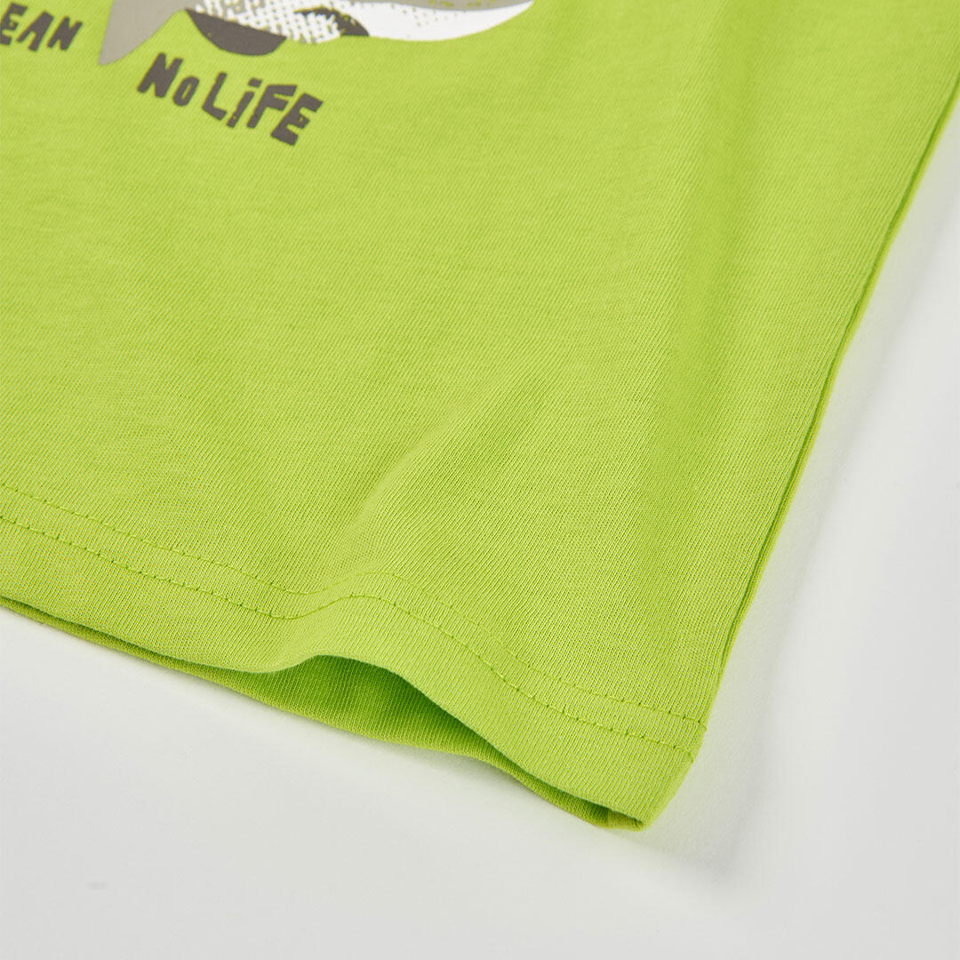 Camiseta de tirantes niño algodón verde 4/4
