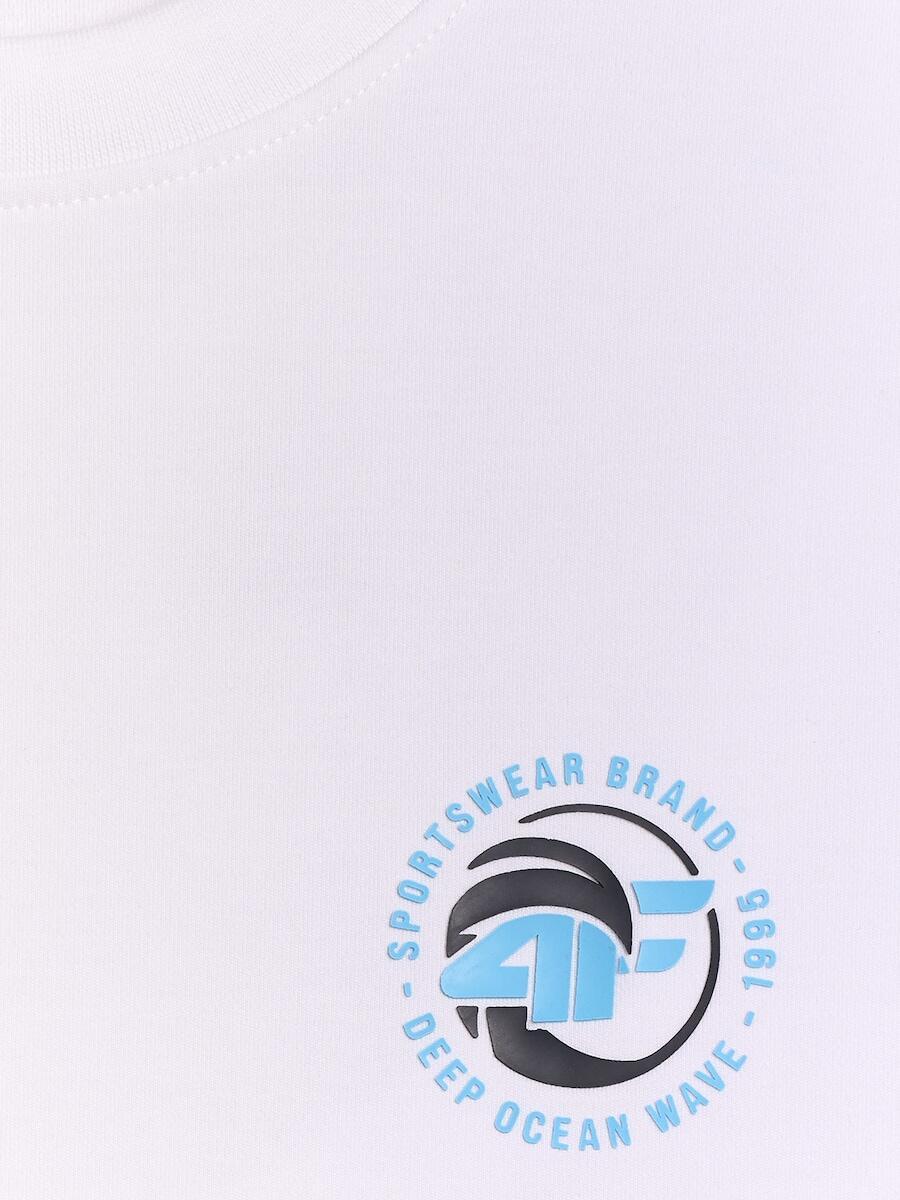 T-shirt bawełniany męski 4F 4FRSS26TTSHM4323 5/6