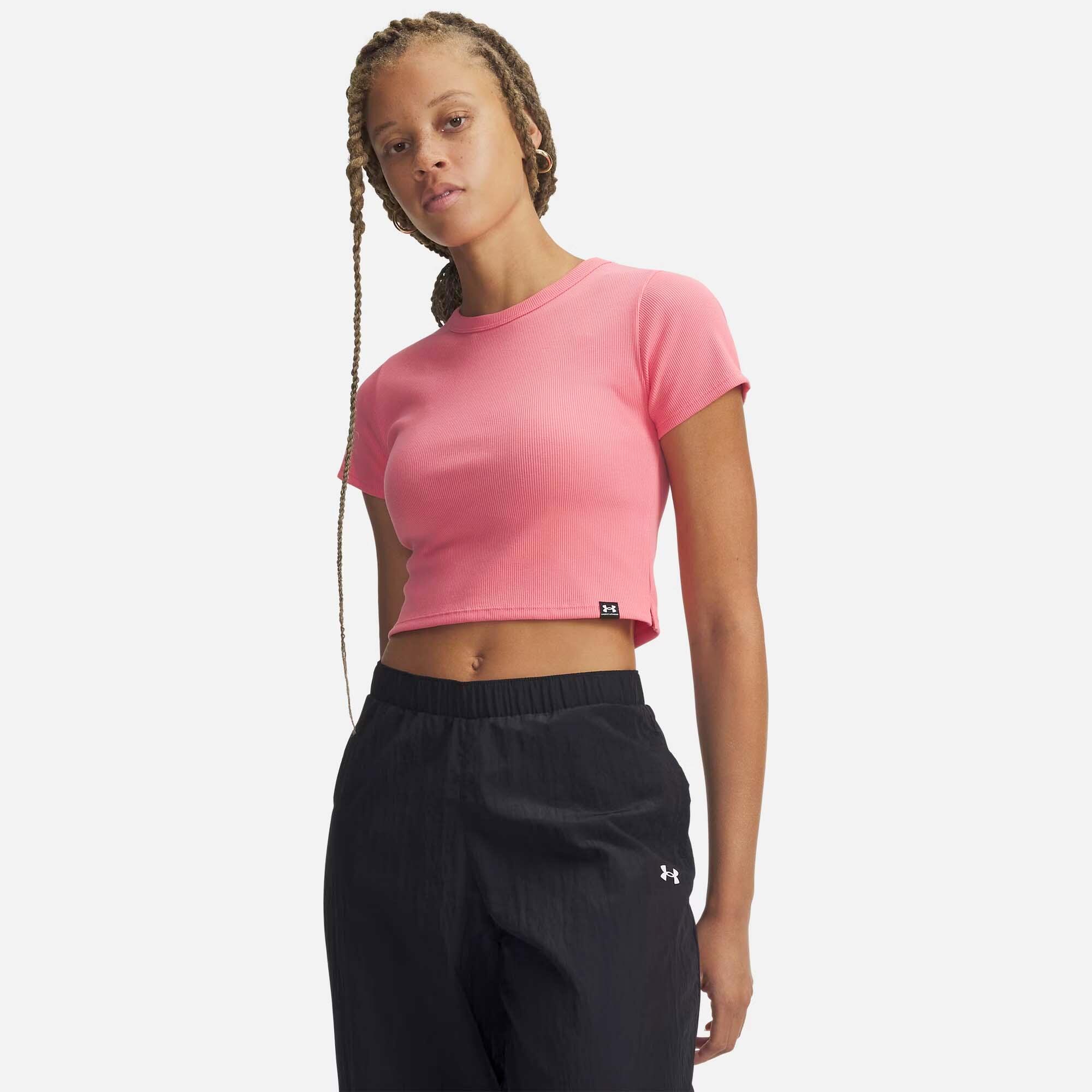 Under Armour Ua Rival Rib Baby Tee Mulher 2/4