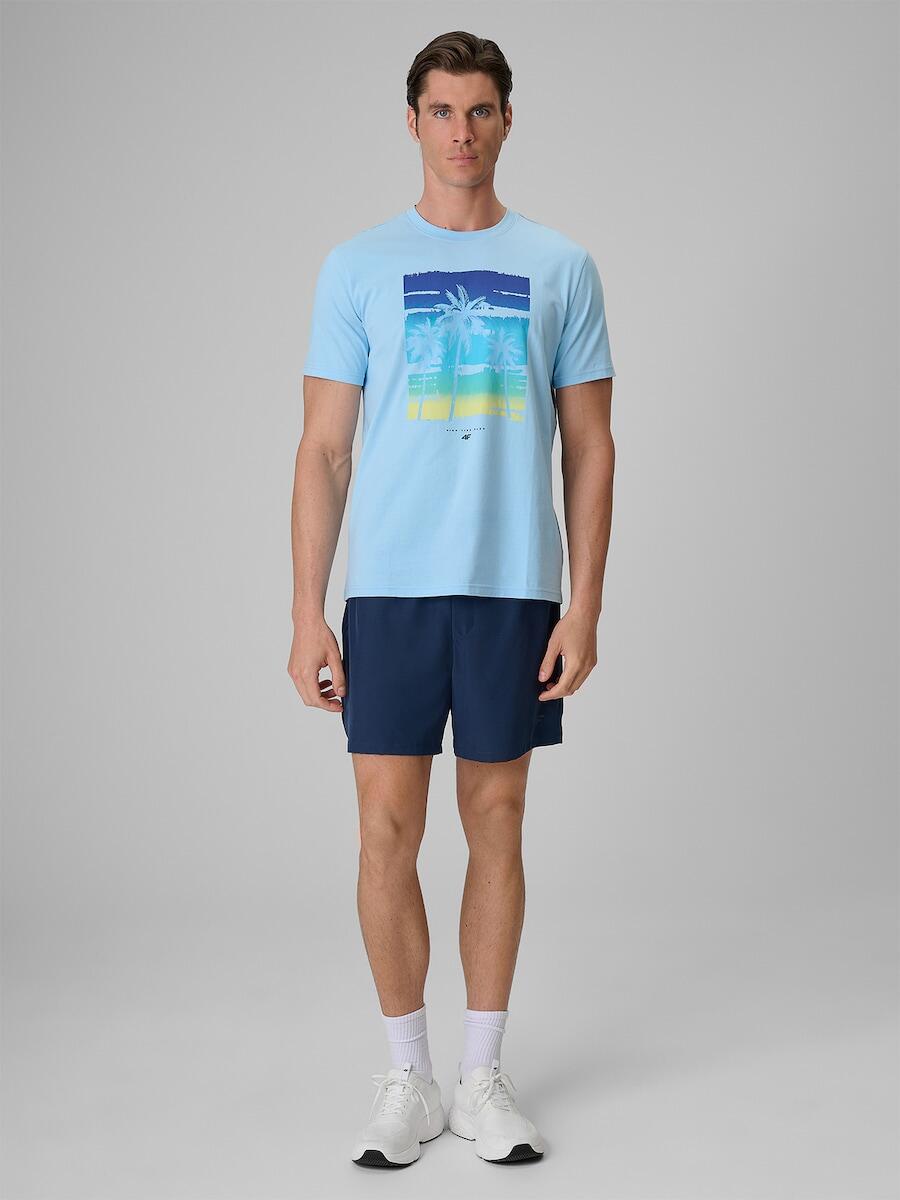 T-shirt bawełniany męski 4F 4FRSS26TTSHM4291 3/7