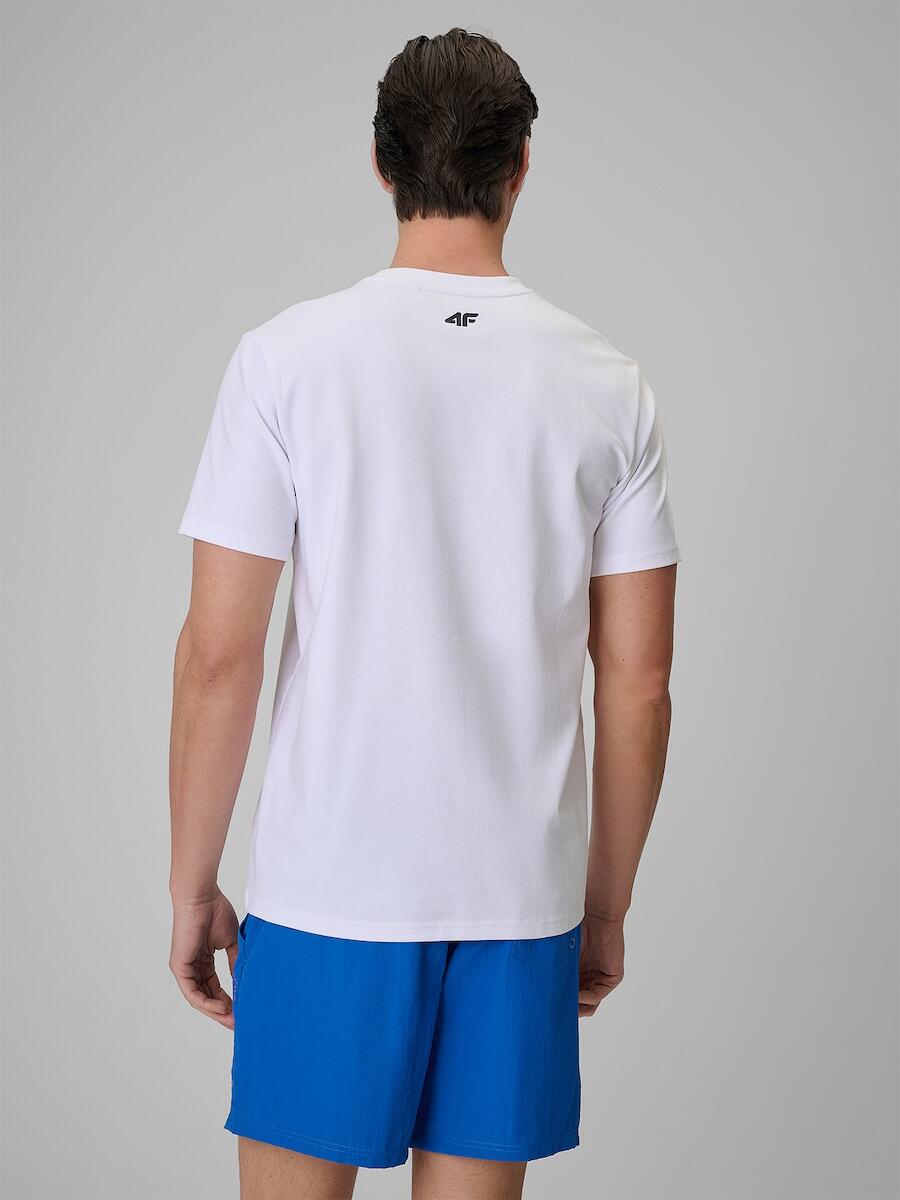 T-shirt bawełniany męski 4F 4FRSS26TTSHM4323 2/6
