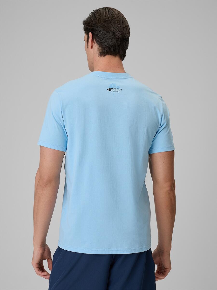 T-shirt bawełniany męski 4F 4FRSS26TTSHM4291 2/7