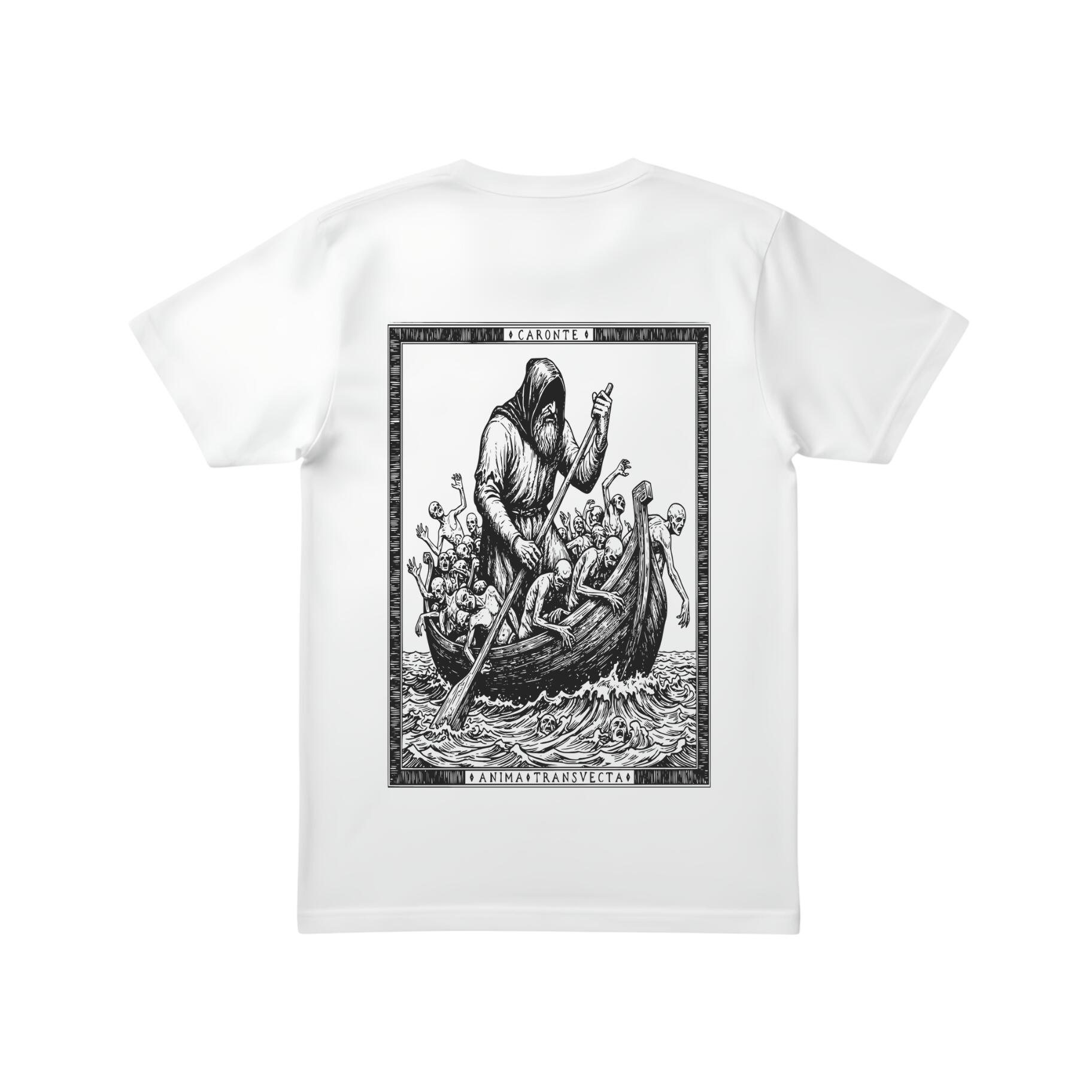 Koszulka z serii Dante Caronte-Biała-Streetwear 6/8